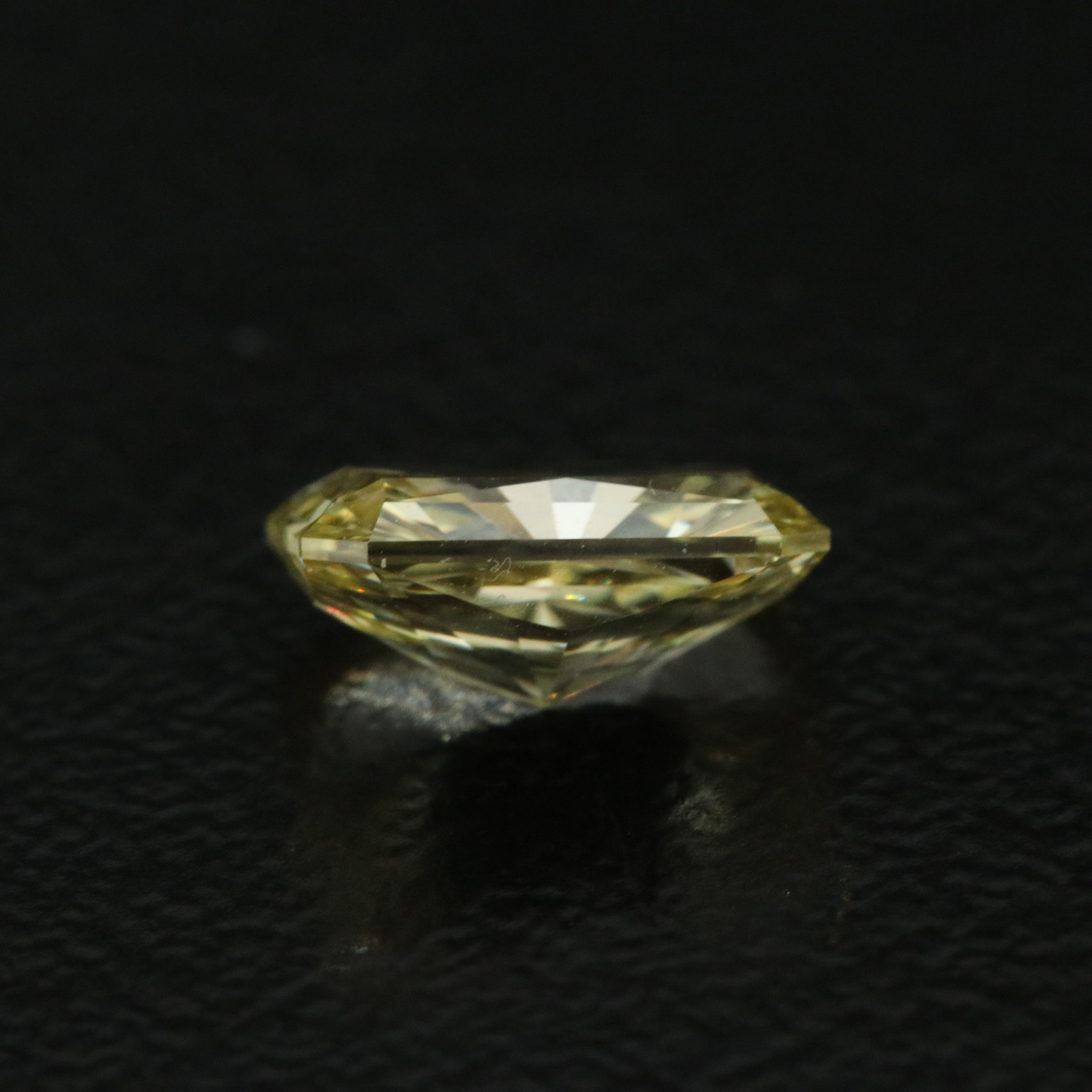 Loose 1.00 CT Lab Grown Fancy Yellow Diamond with IGI Report