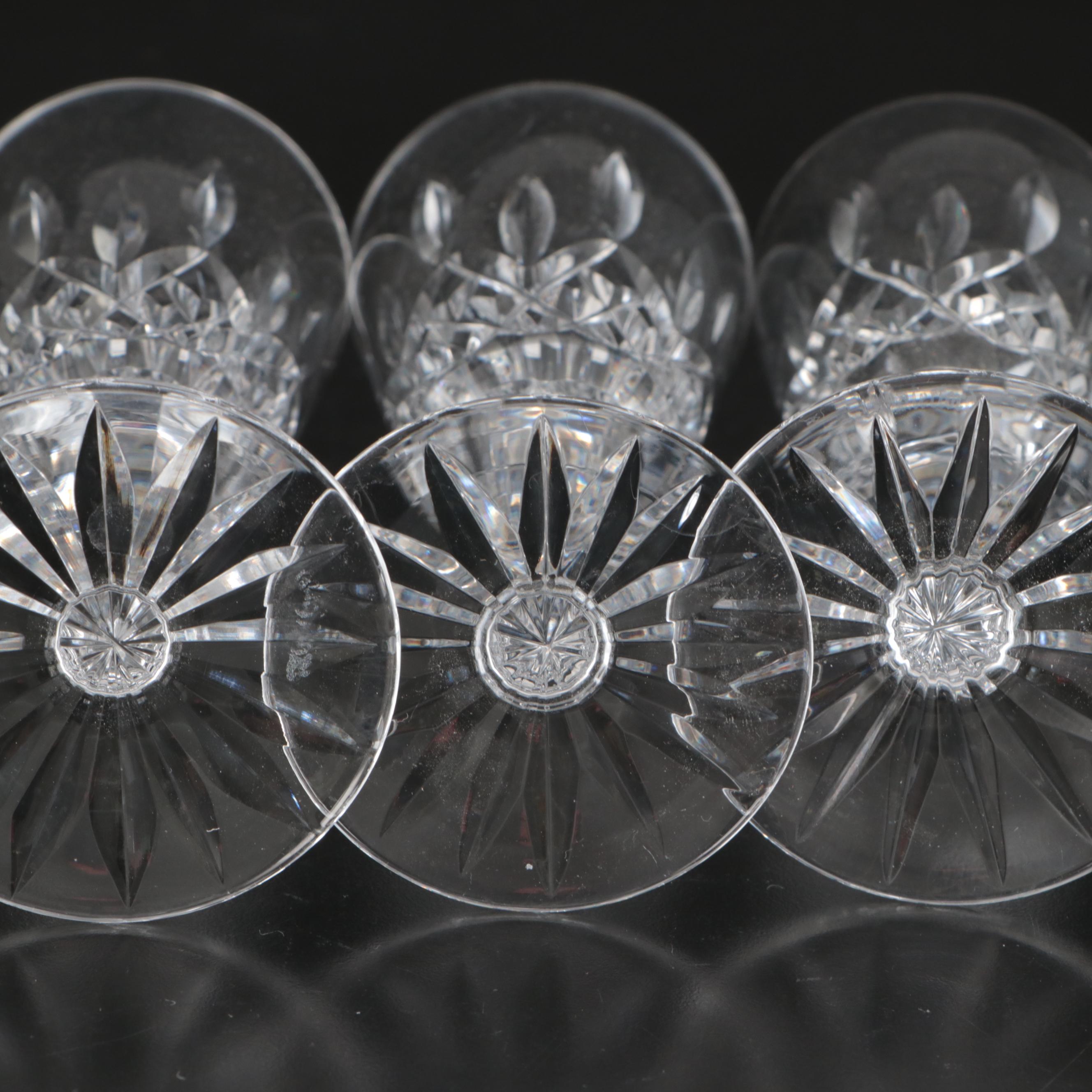 Waterford Crystal "Lismore" Fluted Champagne Glasses