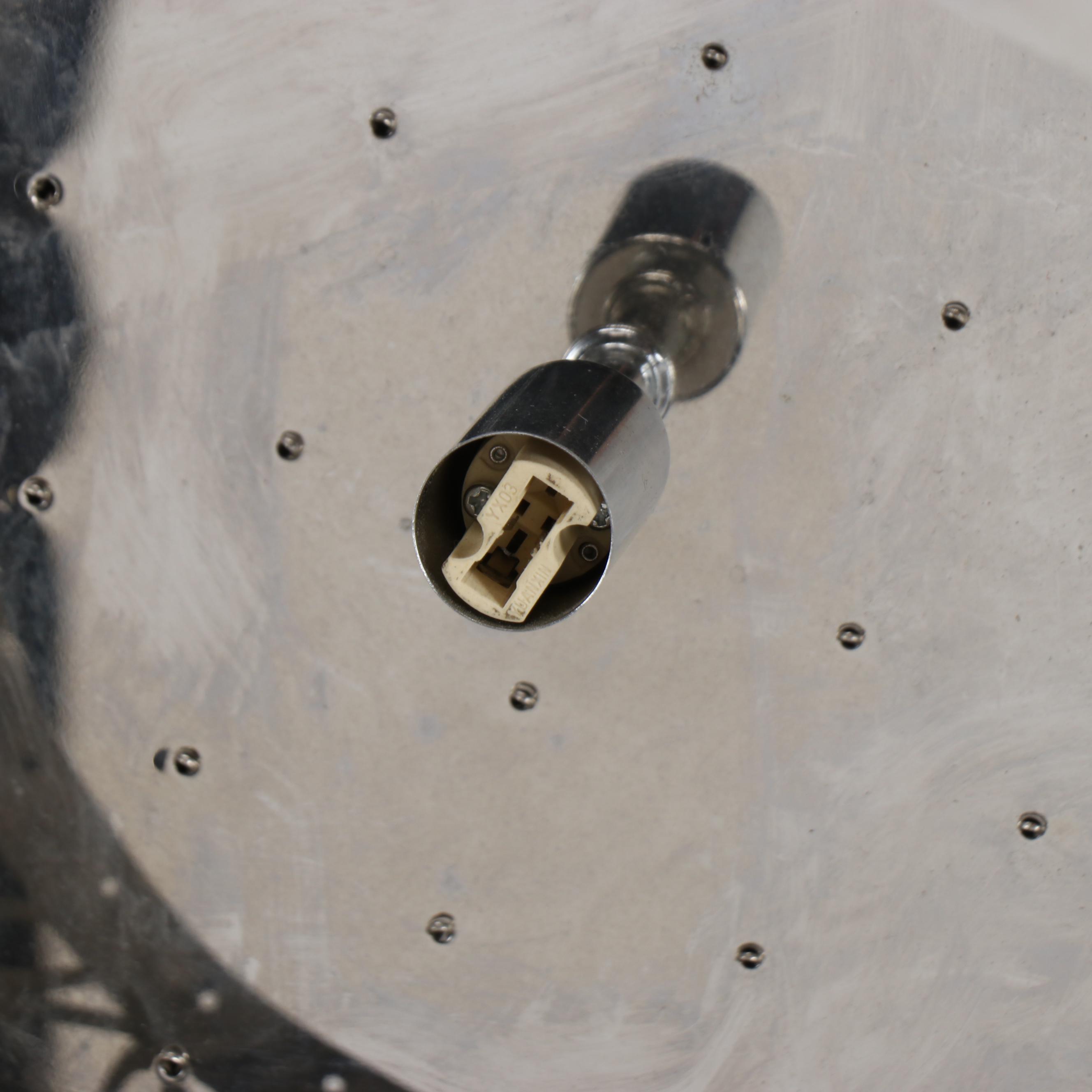 Maxim Lighting "Inca" Chrome and Laser Cut LED Pendant Light, 21st C.