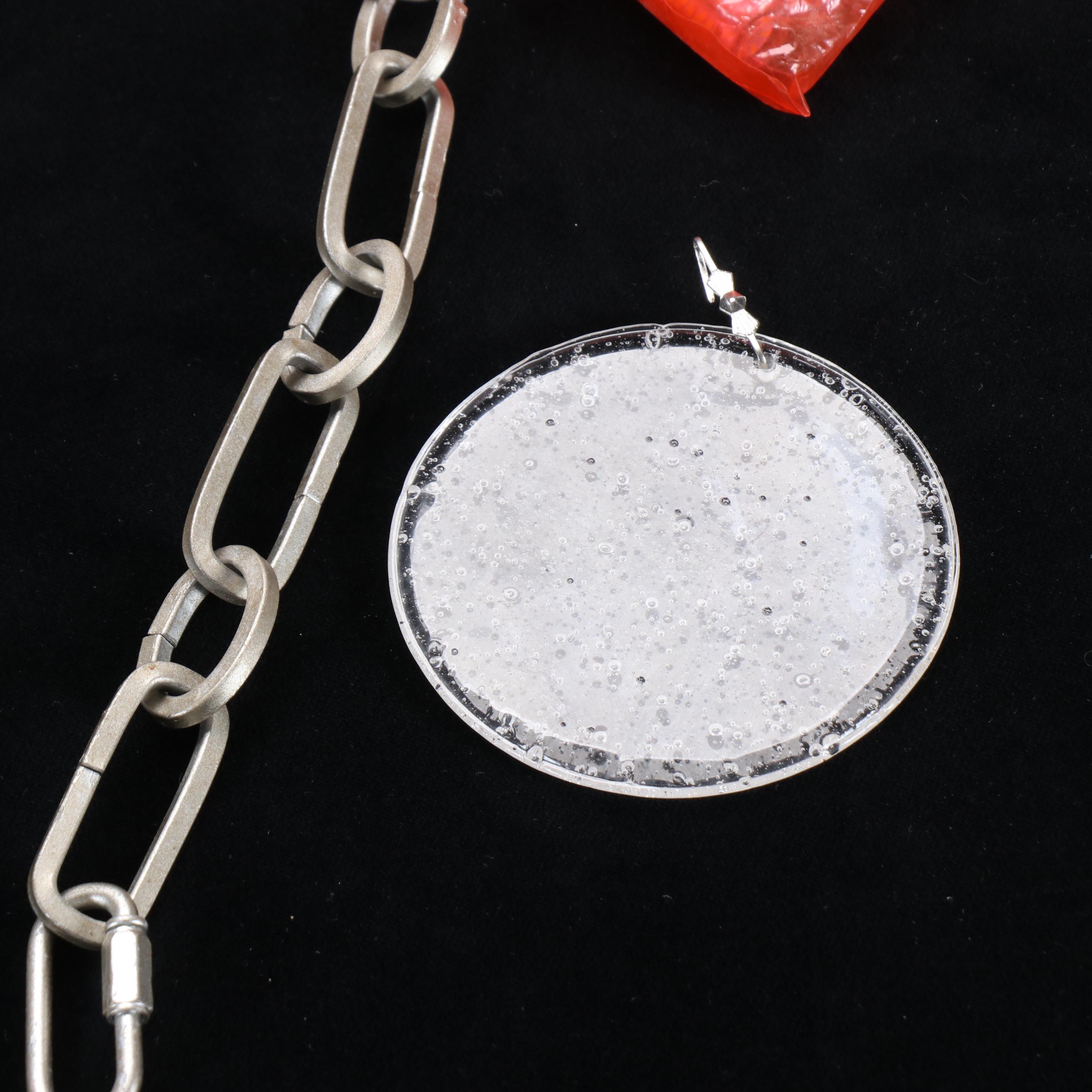 Maxim Lighting "Inca" Chrome and Laser Cut LED Pendant Light, 21st C.