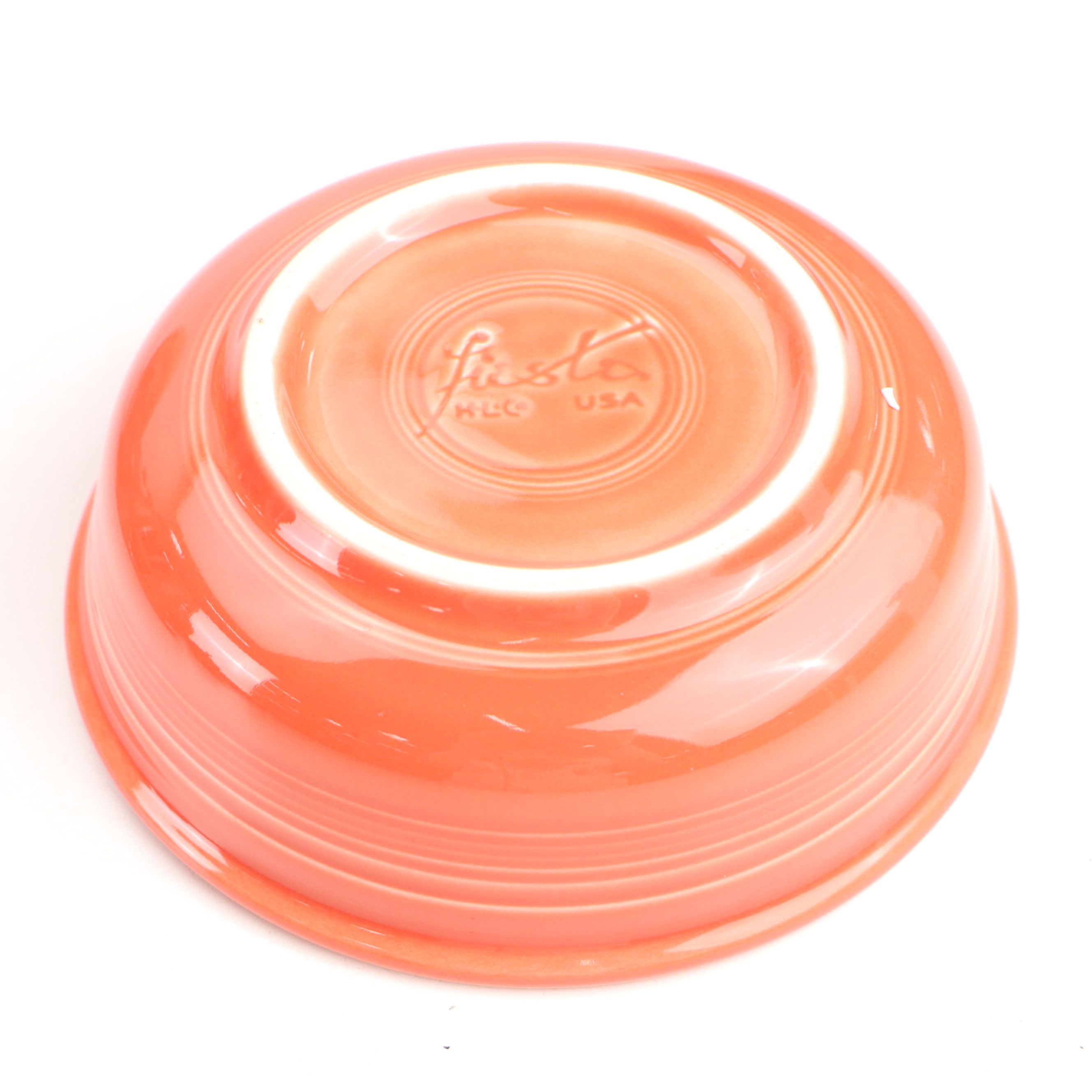 Homer Laughlin "Fiesta Persimmon" Ceramic Dinnerware and Serving Pieces