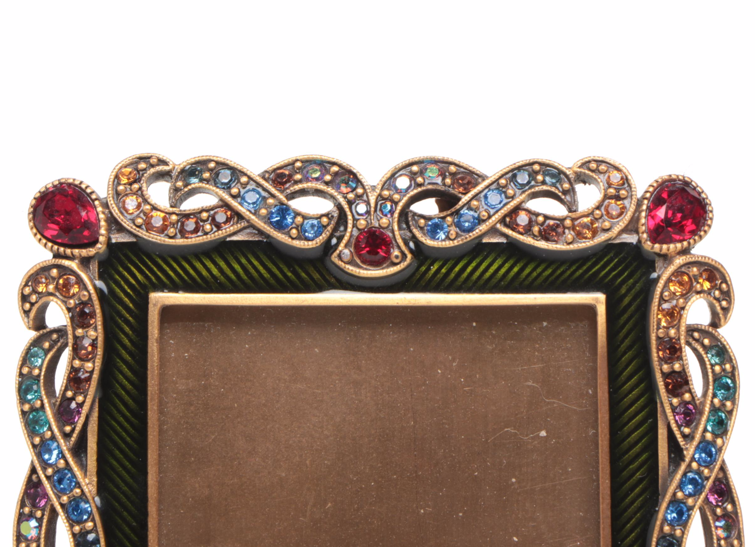 Jay Strongwater Bejeweled Picture Frame