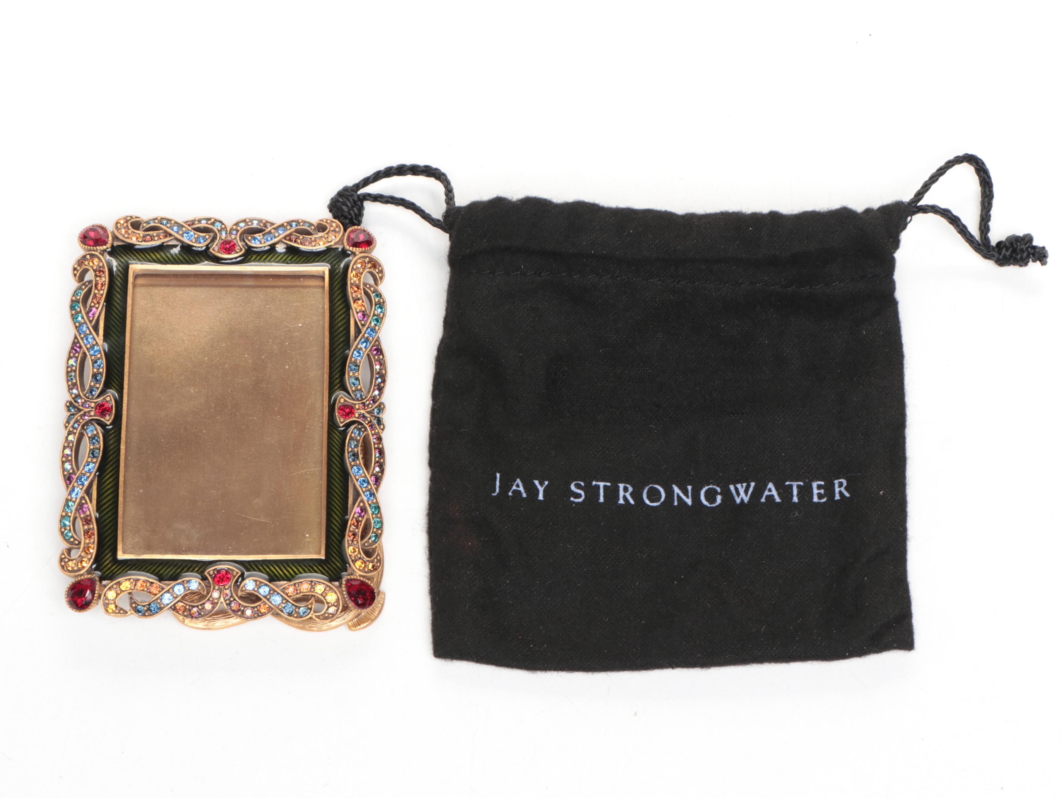 Jay Strongwater Bejeweled Picture Frame
