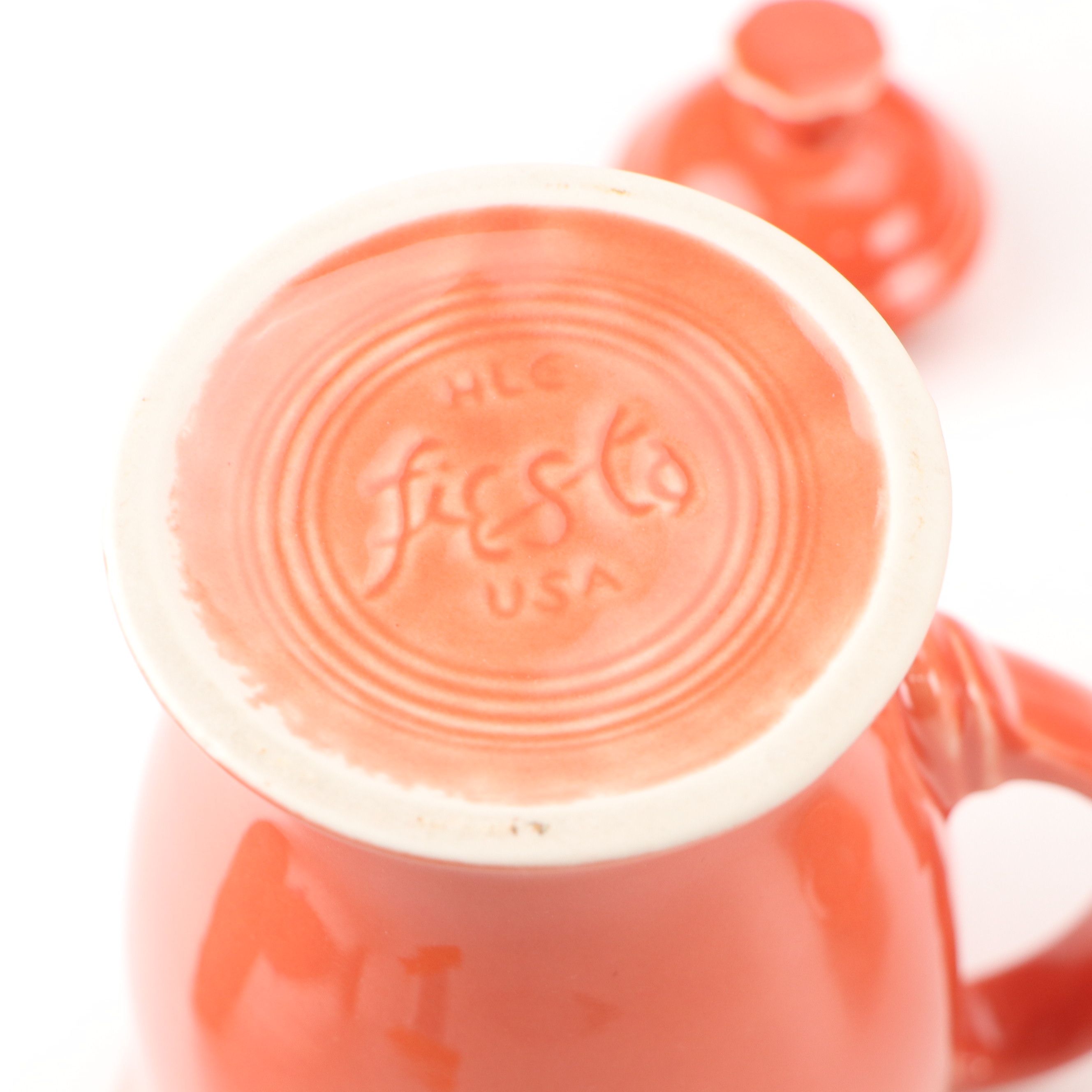 Homer Laughlin "Fiesta Persimmon" Ceramic Dinnerware and Serving Pieces