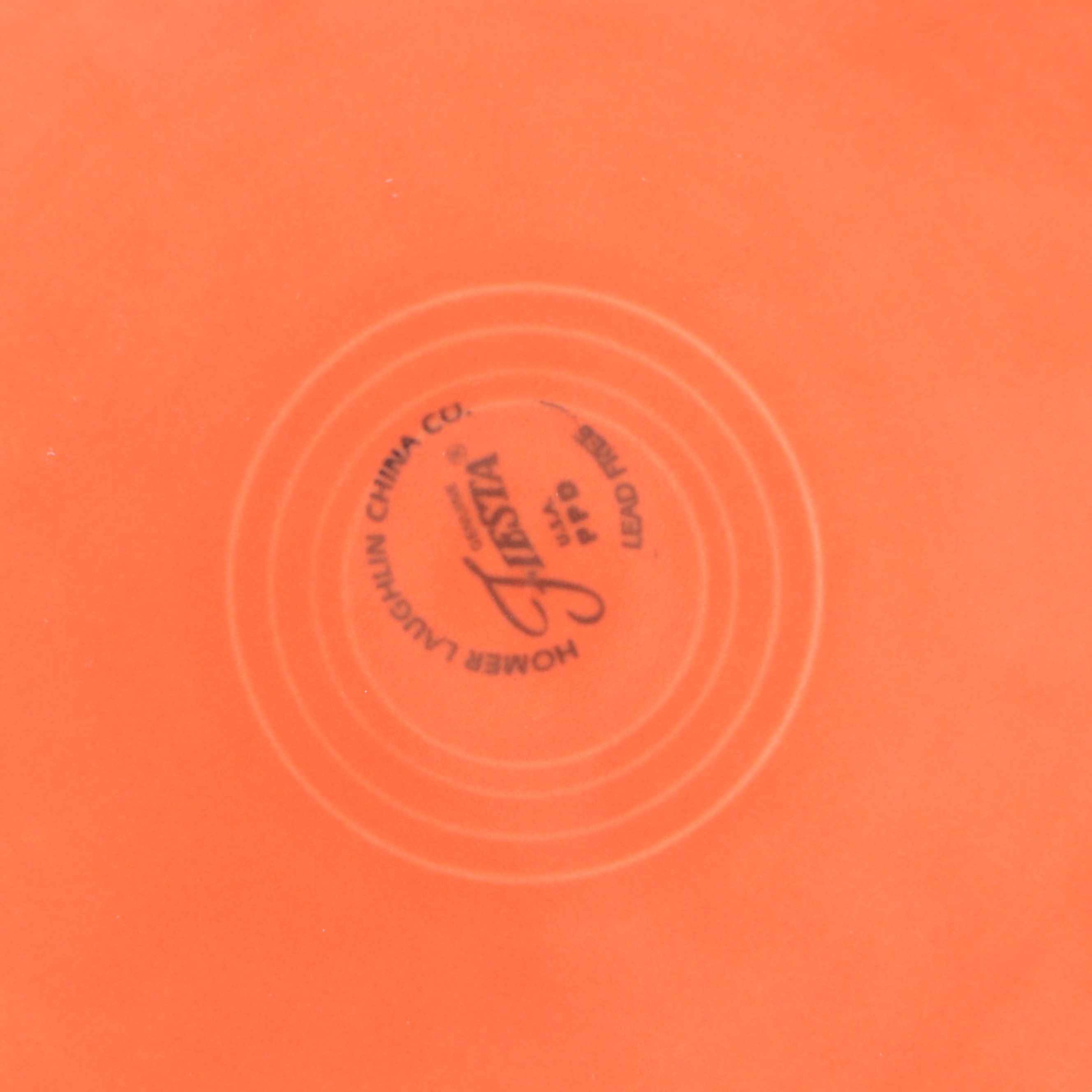 Homer Laughlin "Fiesta Persimmon" Ceramic Dinnerware and Serving Pieces