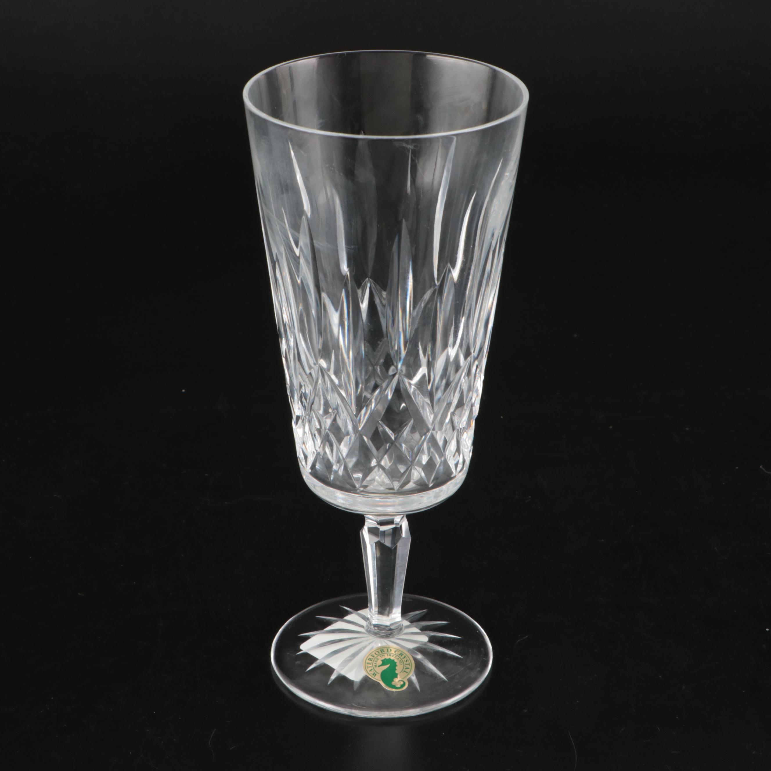Waterford Crystal "Lismore" Tall Iced Tea Glasses