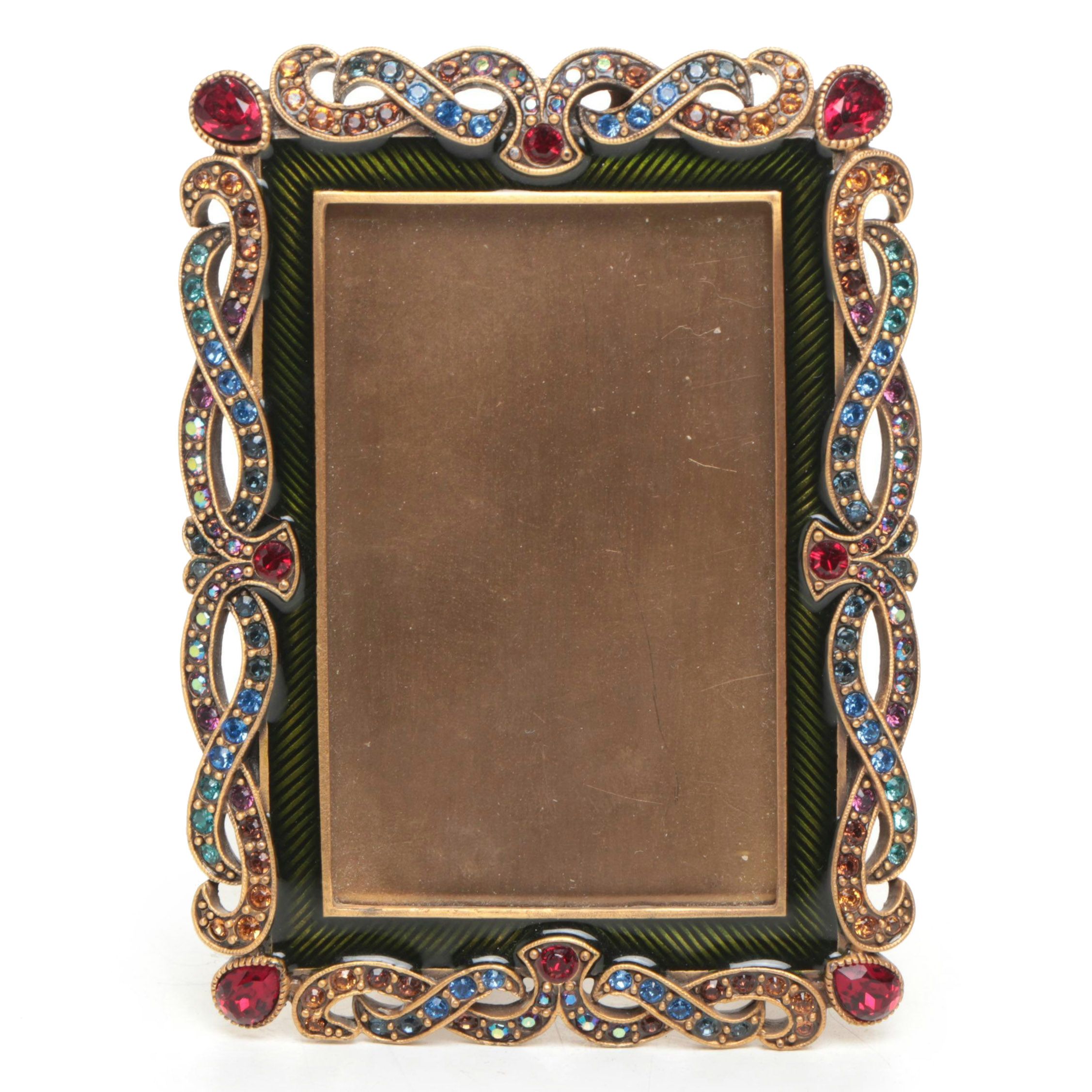 Jay Strongwater Bejeweled Picture Frame