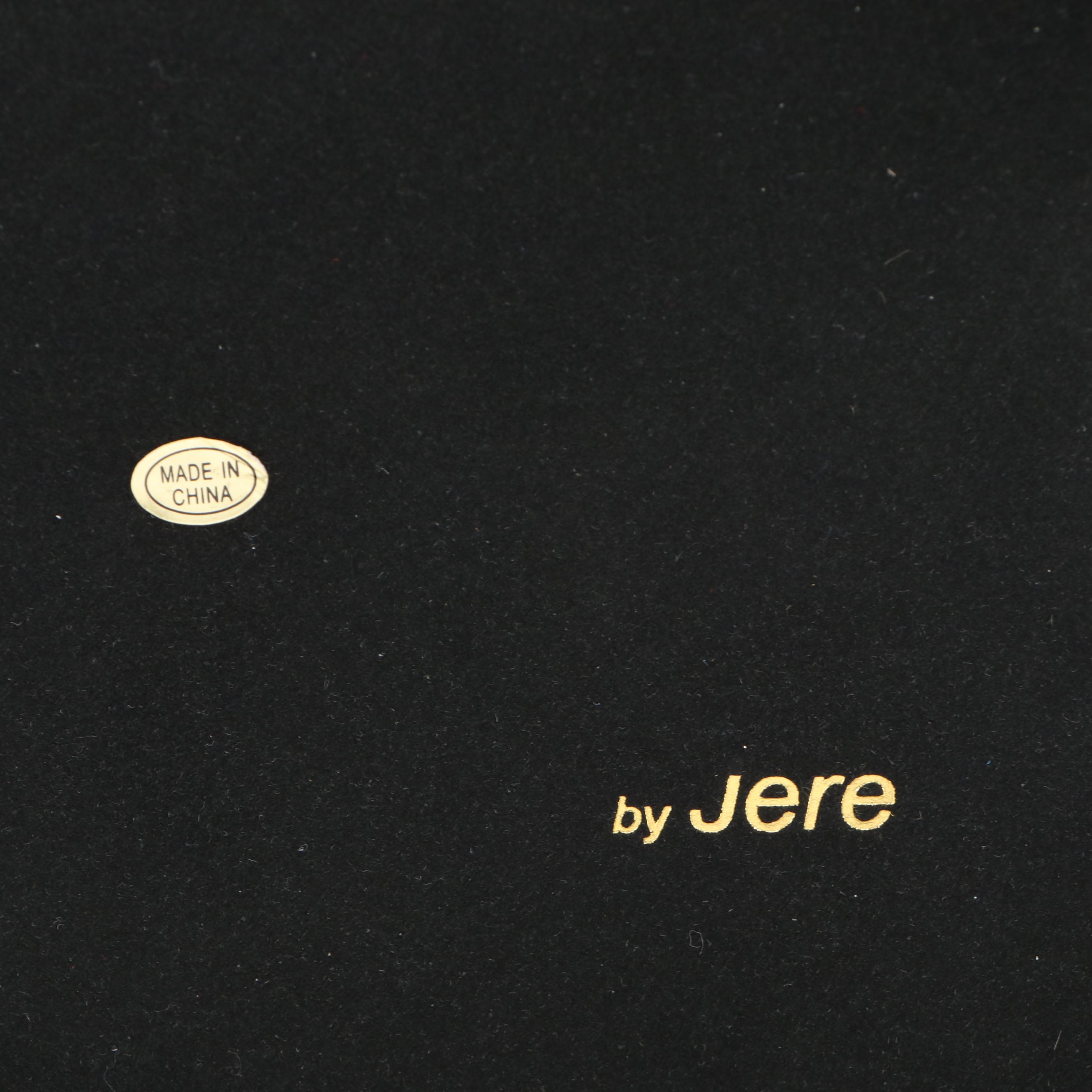 Jere String Trim and Burl Laminate Jewelry Box