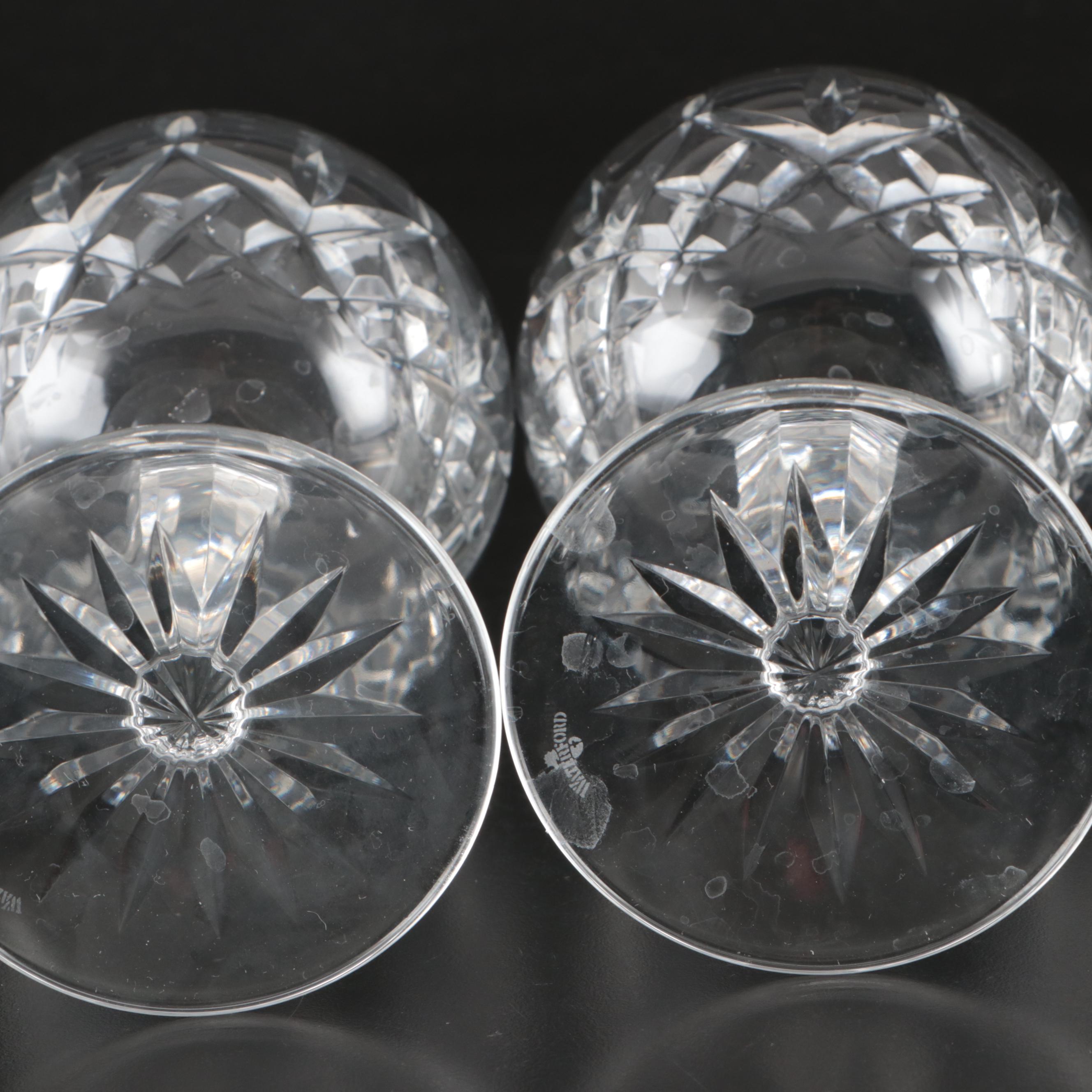 Waterford Crystal "Lismore" Balloon Wine Glasses