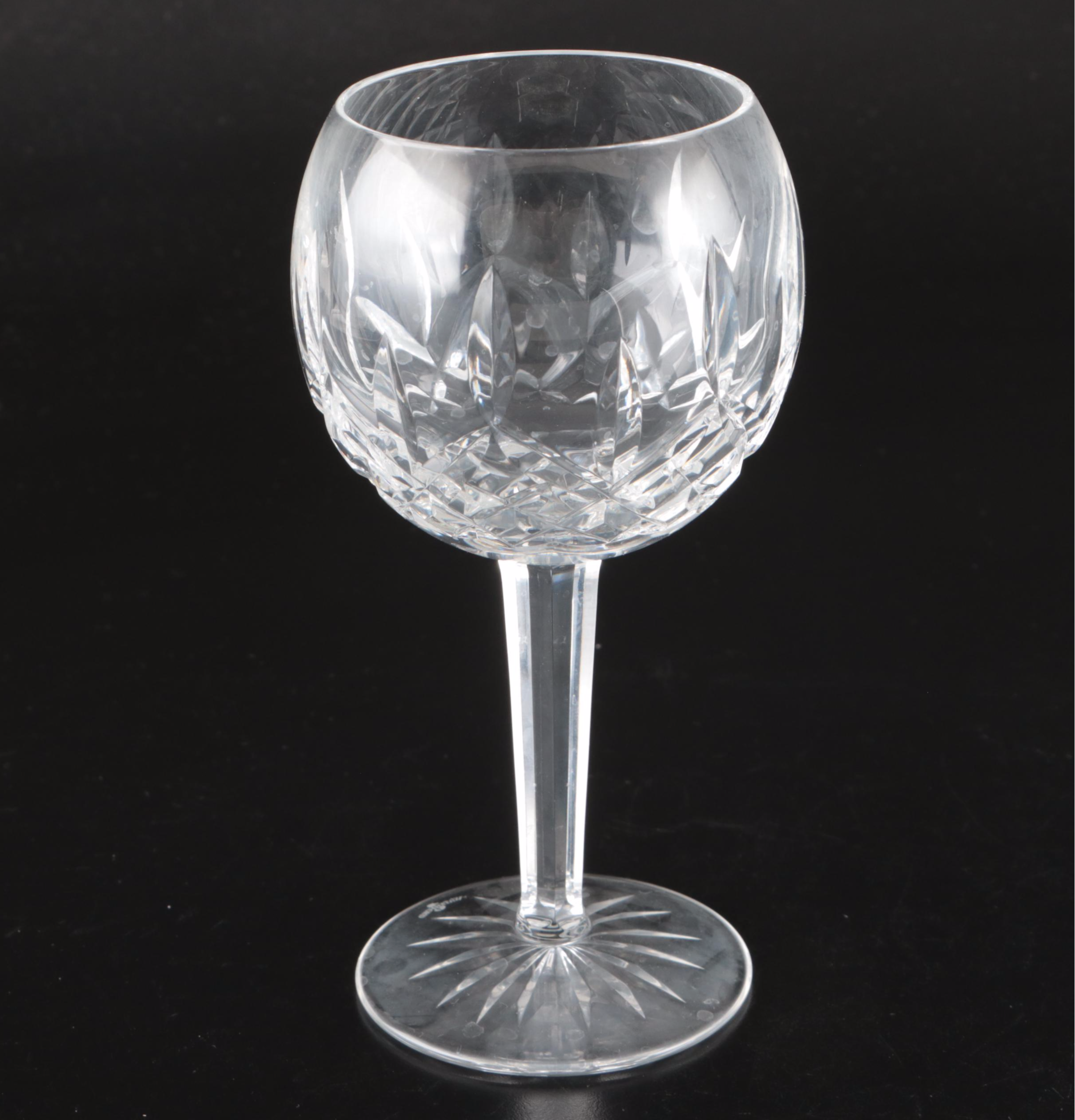 Waterford Crystal "Lismore" Balloon Wine Glasses