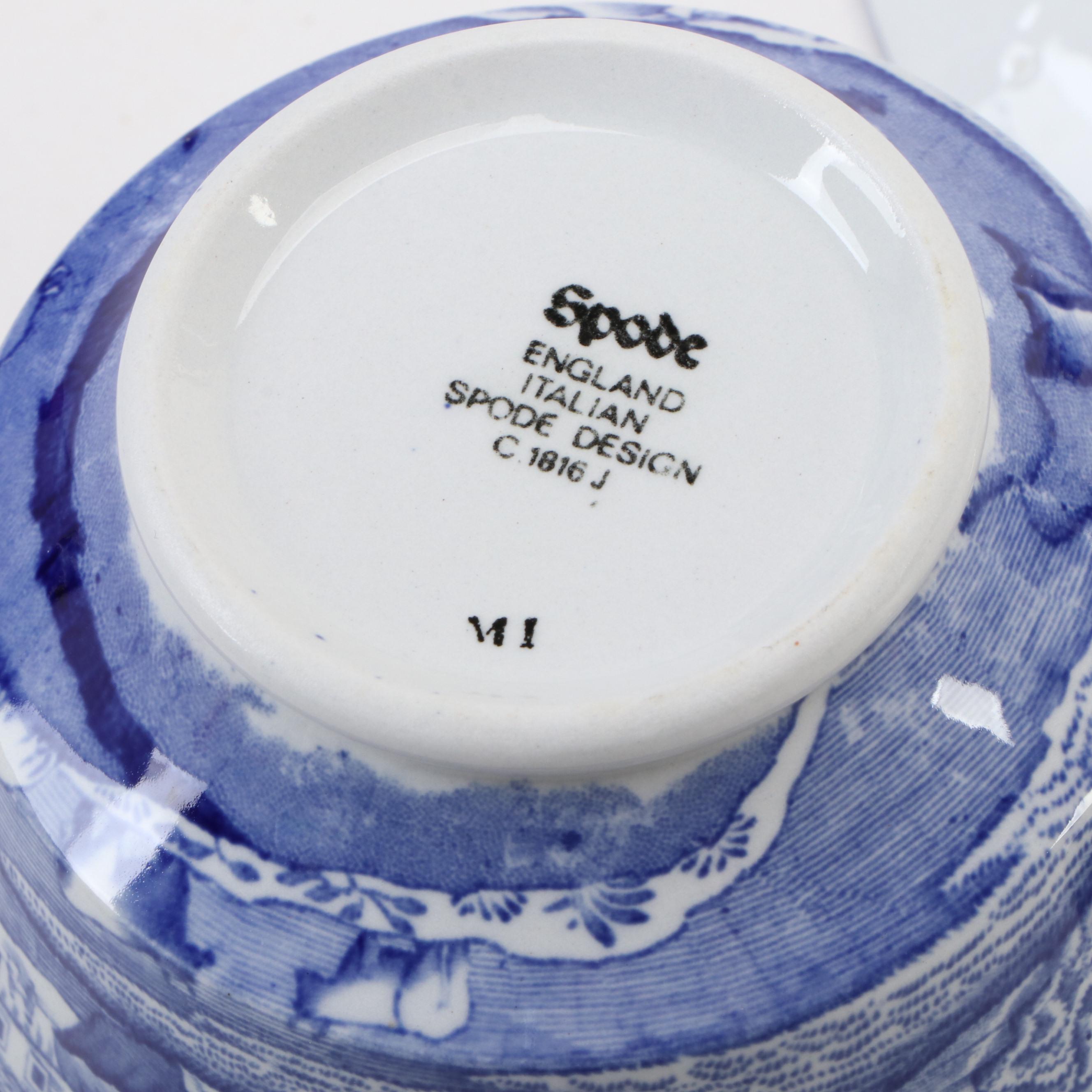 Spode Porcelain "Italian" Cups and Saucers