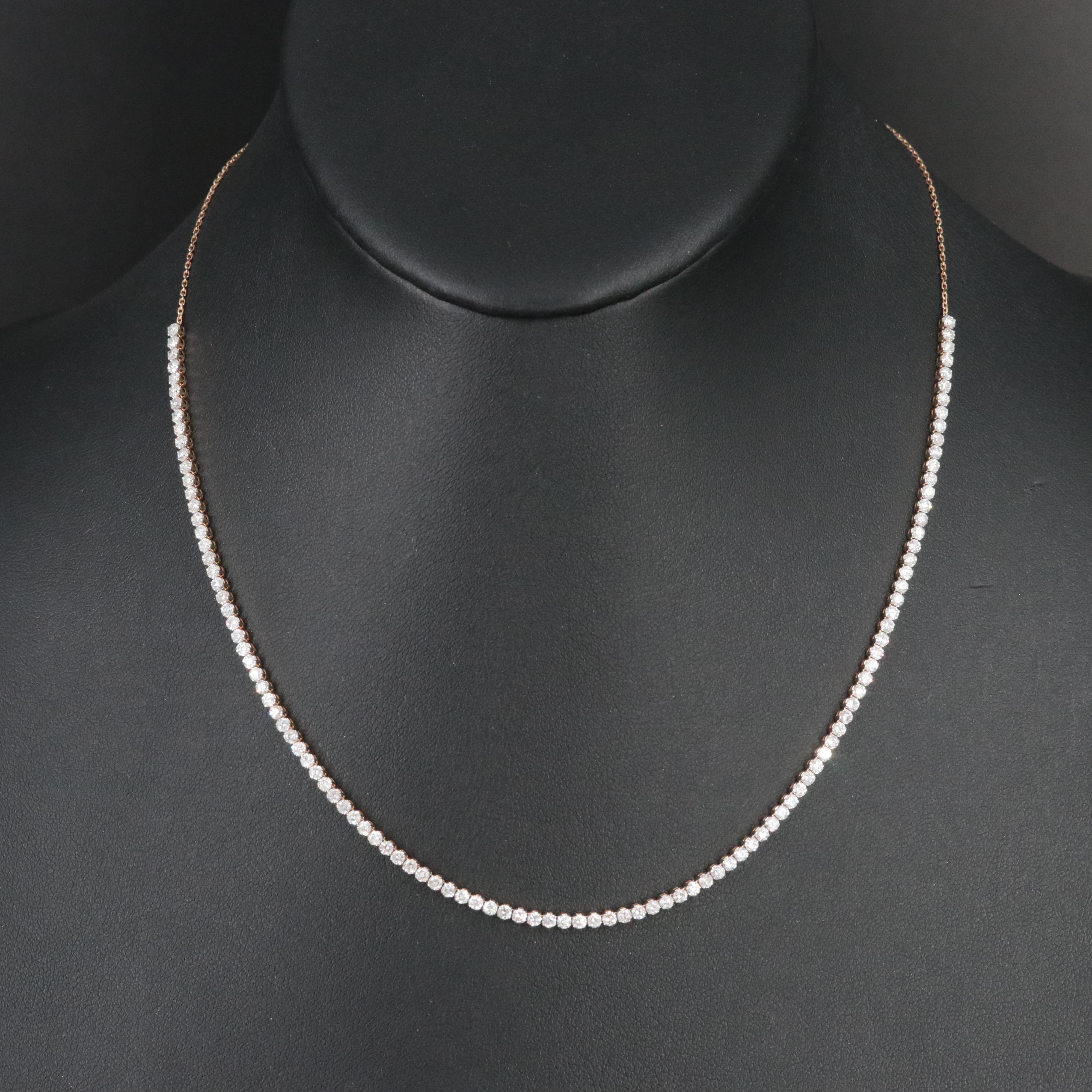 14K 3.03 CTW Diamond Riviera Necklace