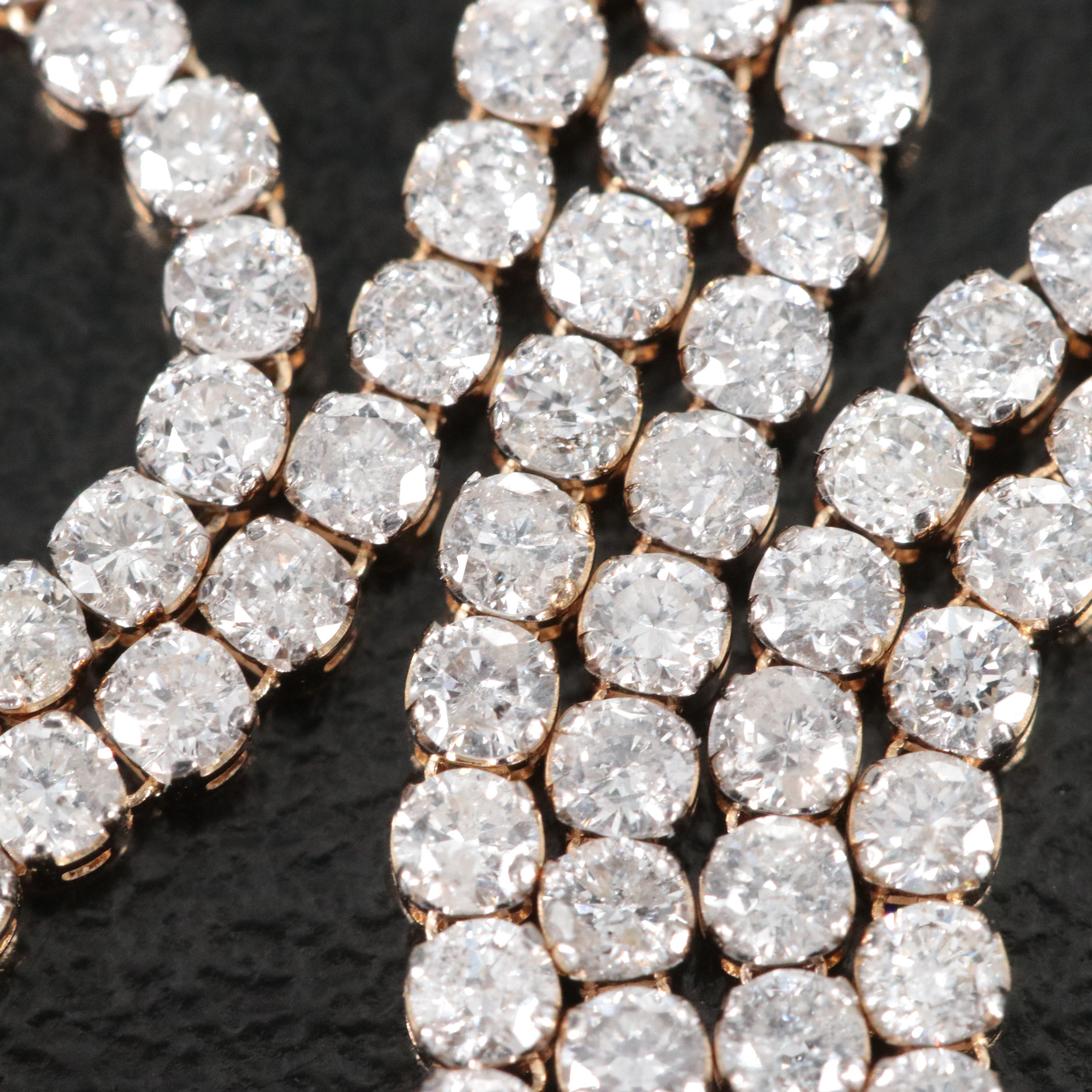 14K 3.03 CTW Diamond Riviera Necklace