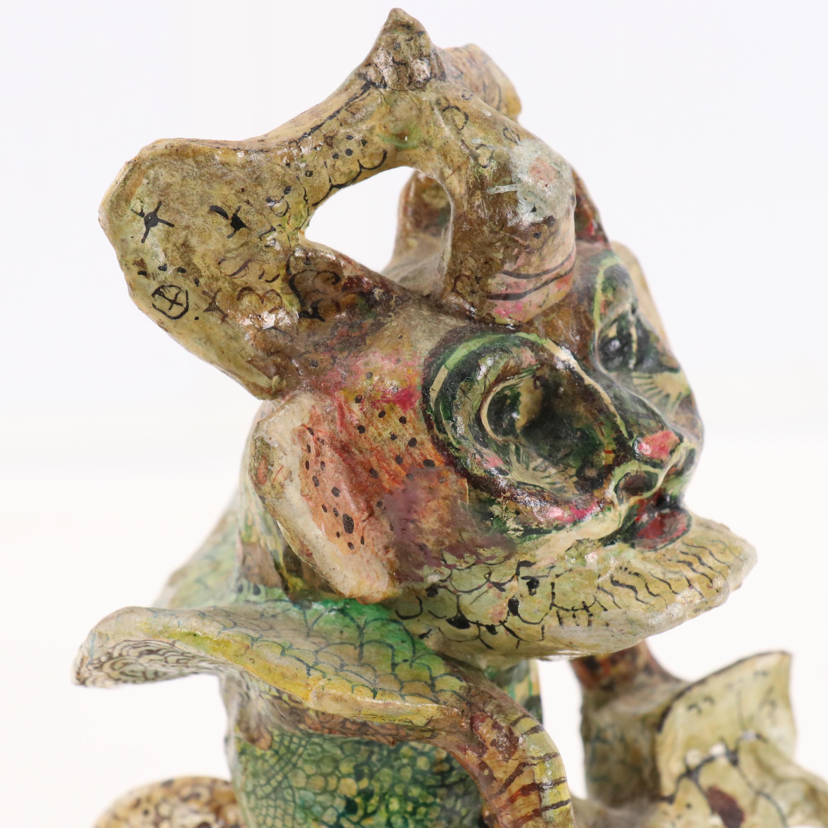 Nikolay "Kuk" Manuylov Surrealist Anthropomorphic Mixed Media Sculpture