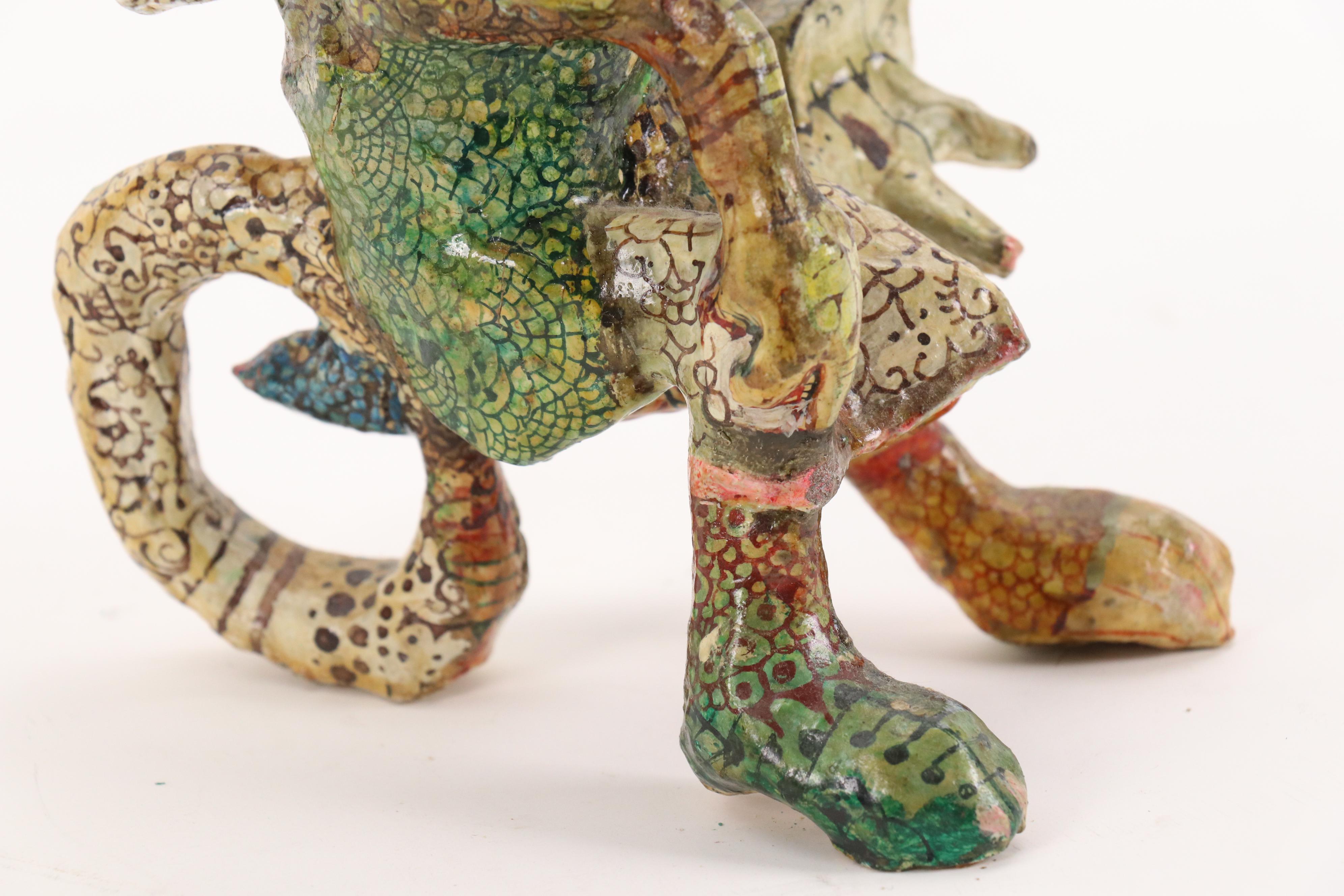 Nikolay "Kuk" Manuylov Surrealist Anthropomorphic Mixed Media Sculpture