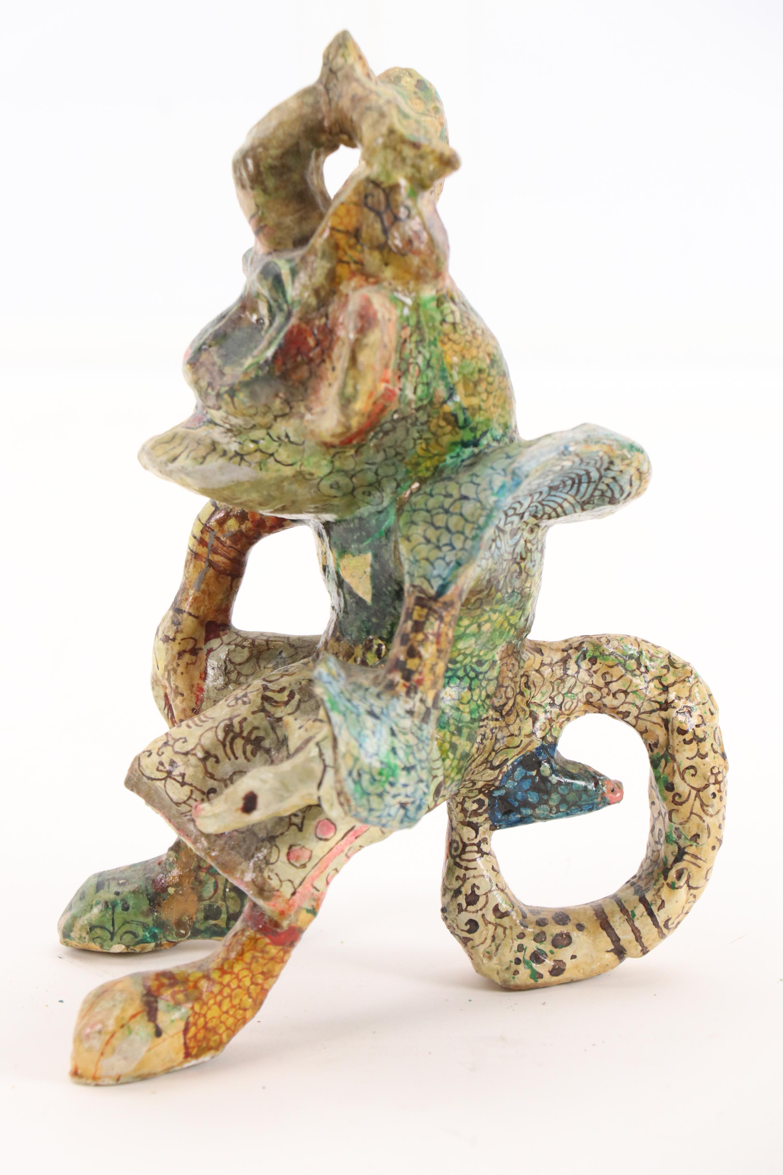 Nikolay "Kuk" Manuylov Surrealist Anthropomorphic Mixed Media Sculpture