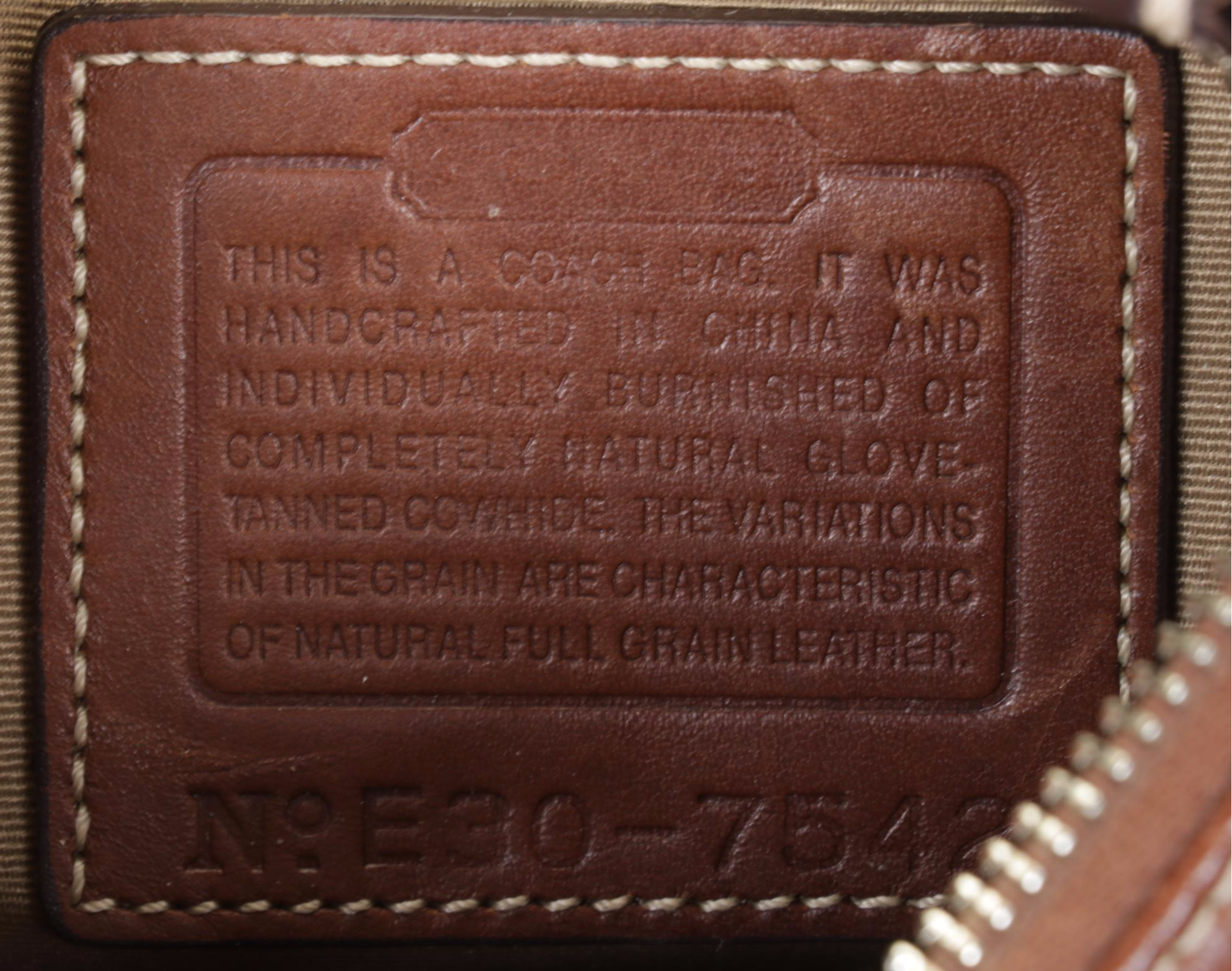 Coach Hampton Buckle Brown Leather Demi Bag & Lladró Embossed Leather Crossbody