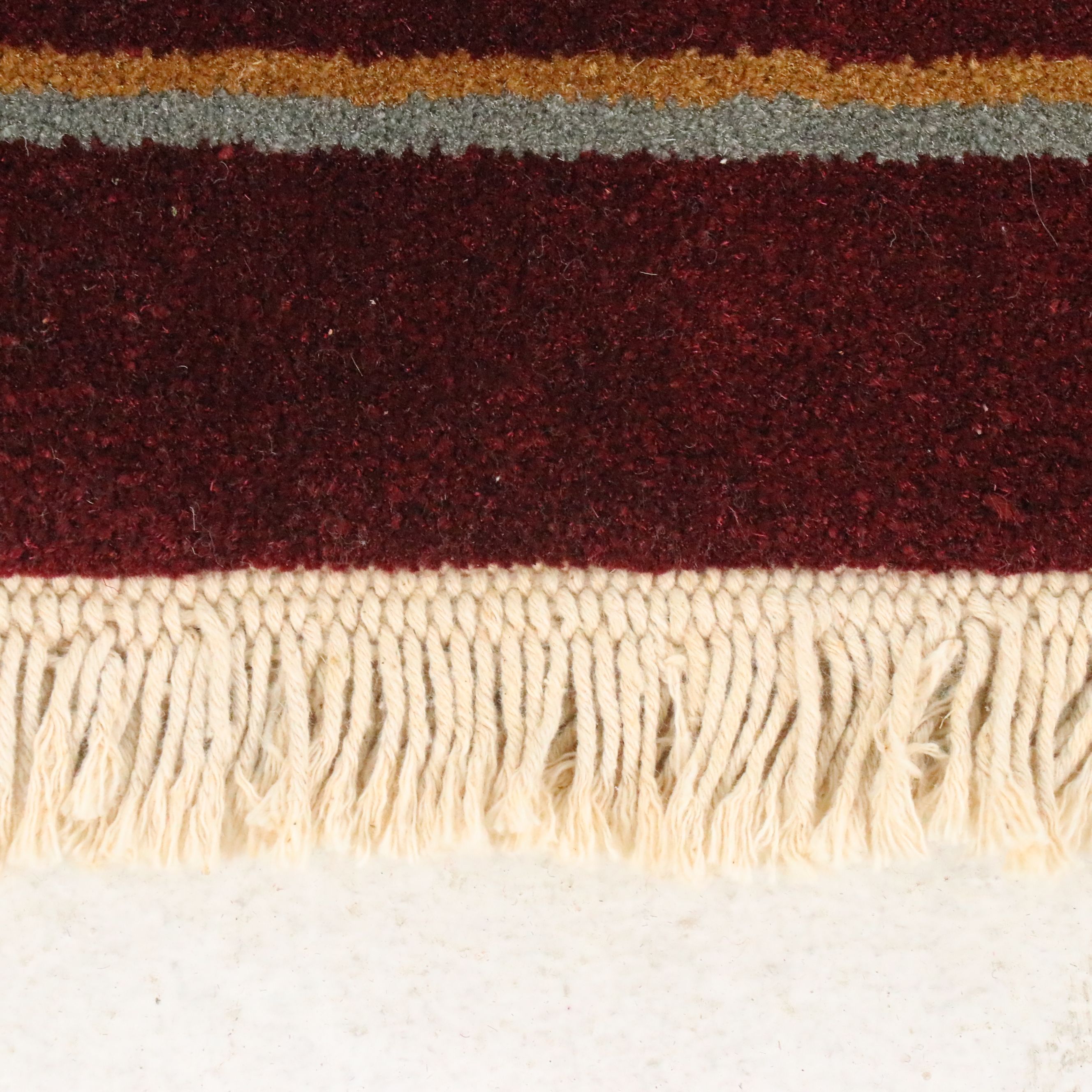 7'7 x 10' Hand-Knotted Chinese Floral Area Rug