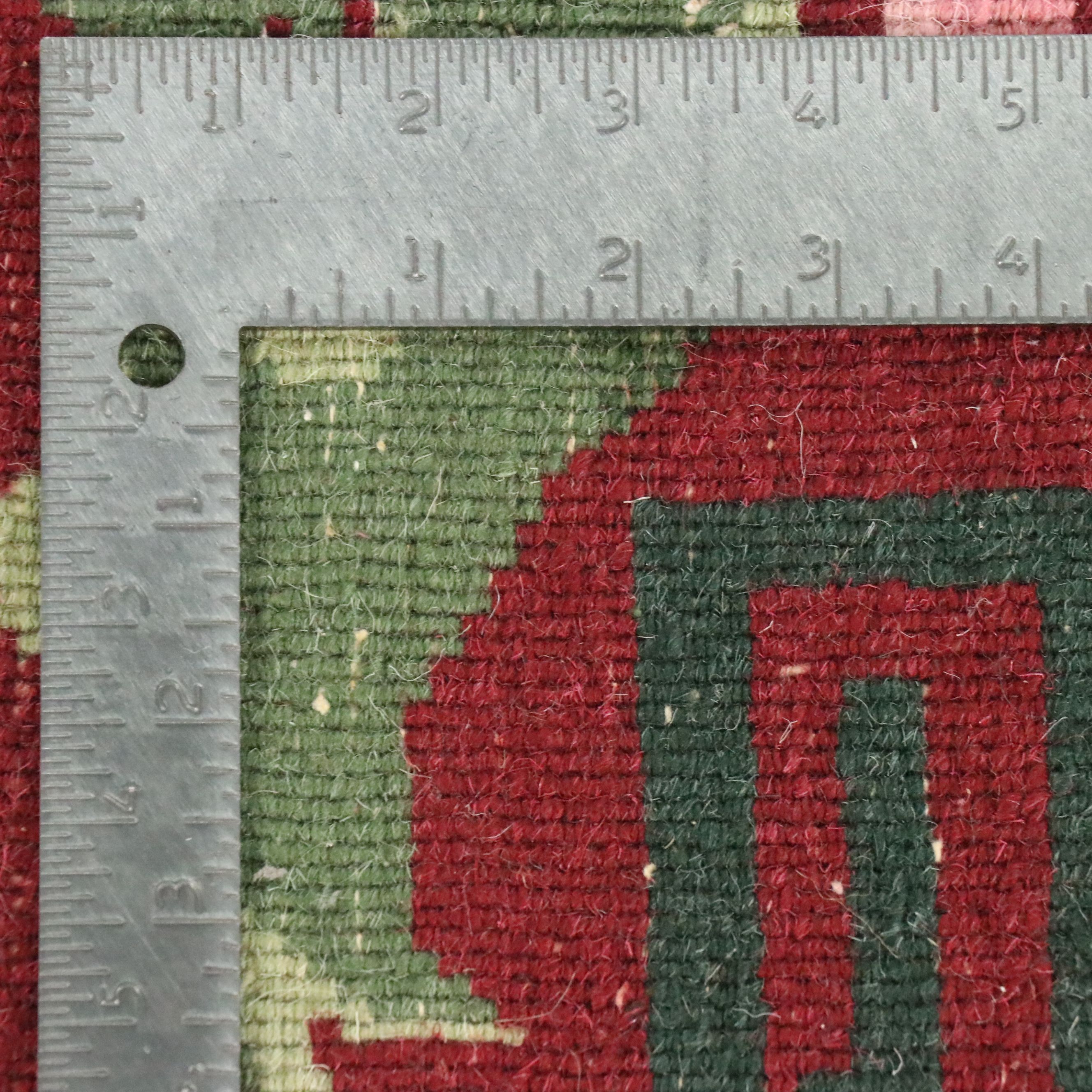 7'7 x 10' Hand-Knotted Chinese Floral Area Rug