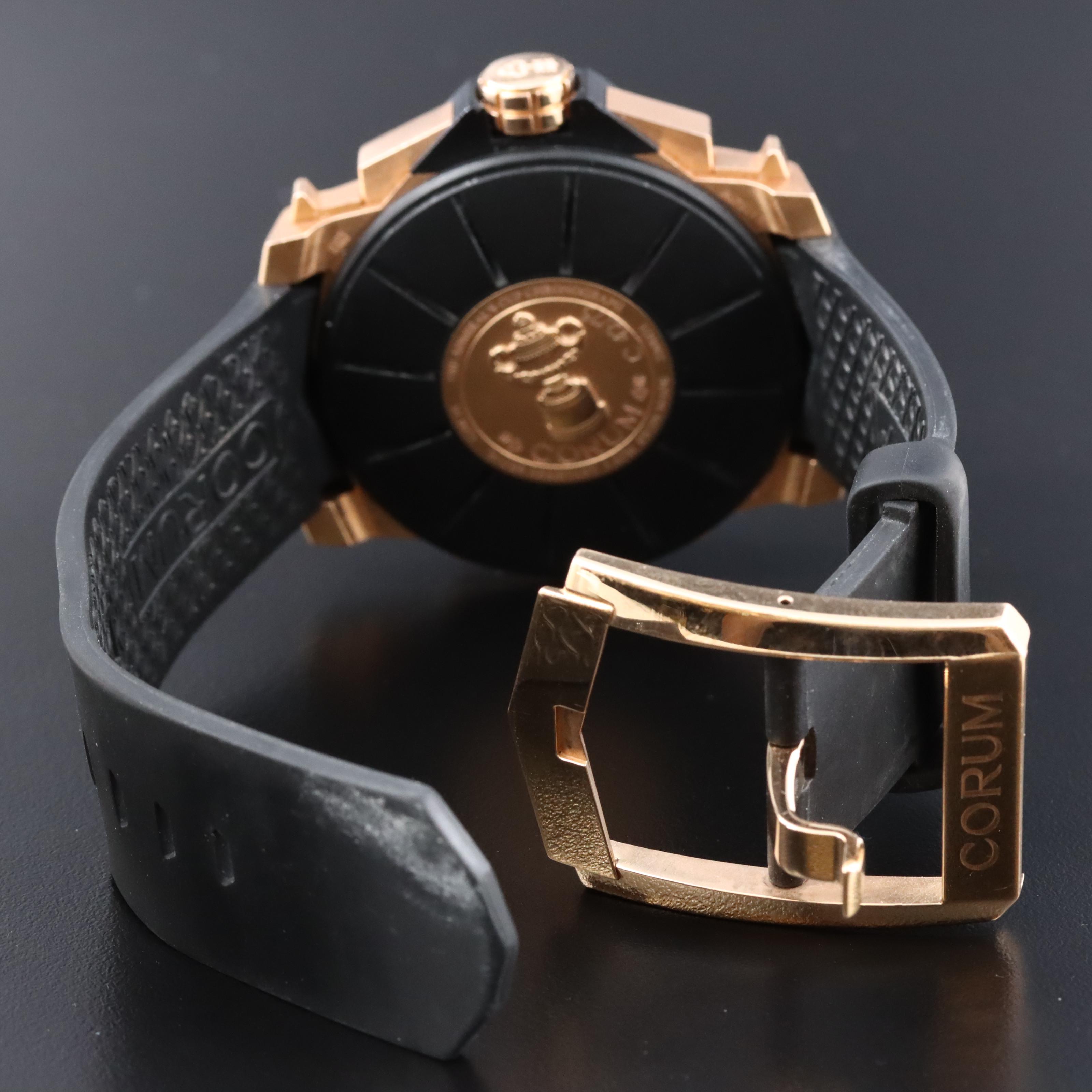 Corum Admirals Cup 18K Rose Gold 48mm Automatic Watch 753.935.91/0371AN12