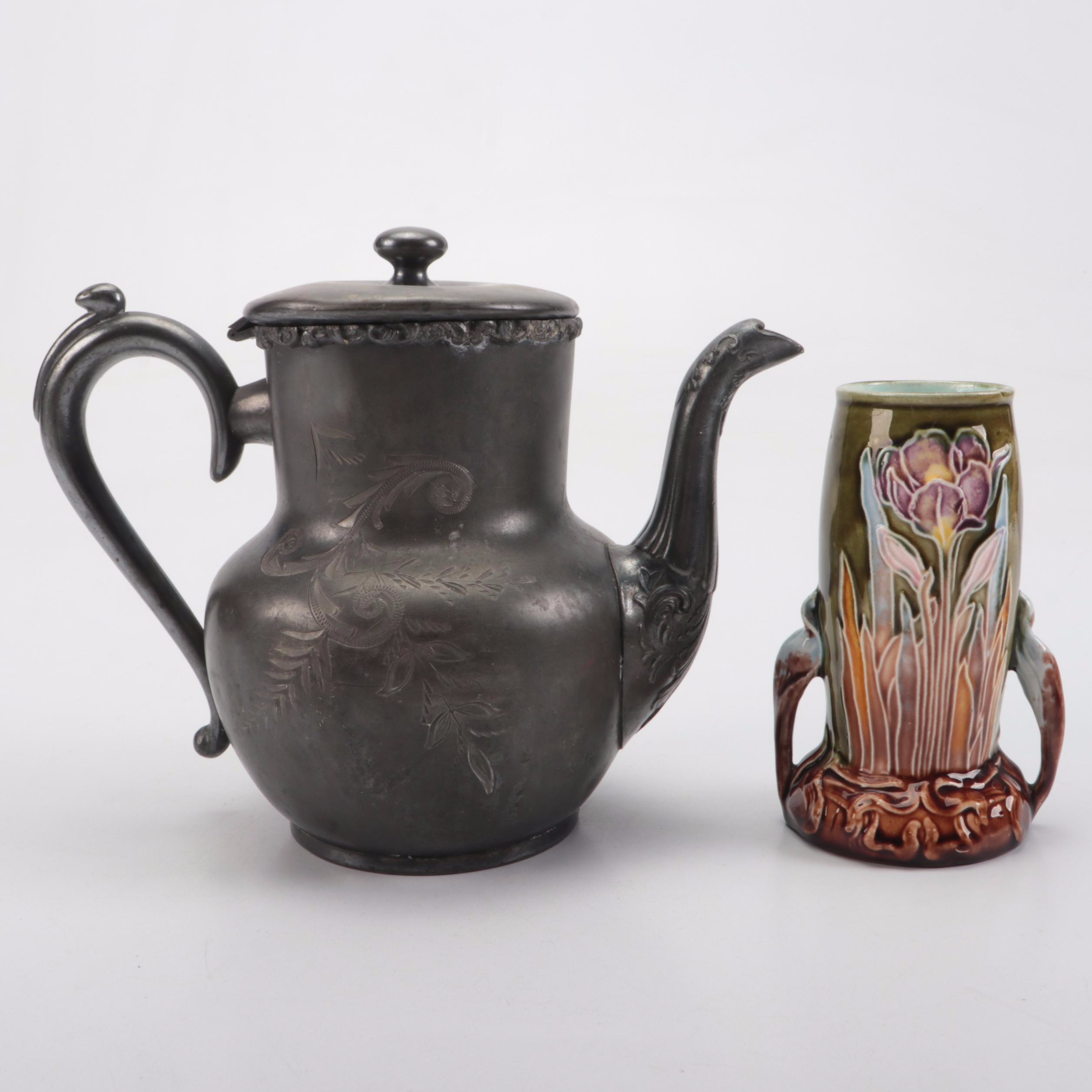 Johnson Bros "Windsor Ware" and Prichard Porcelain Plates with Other Tableware