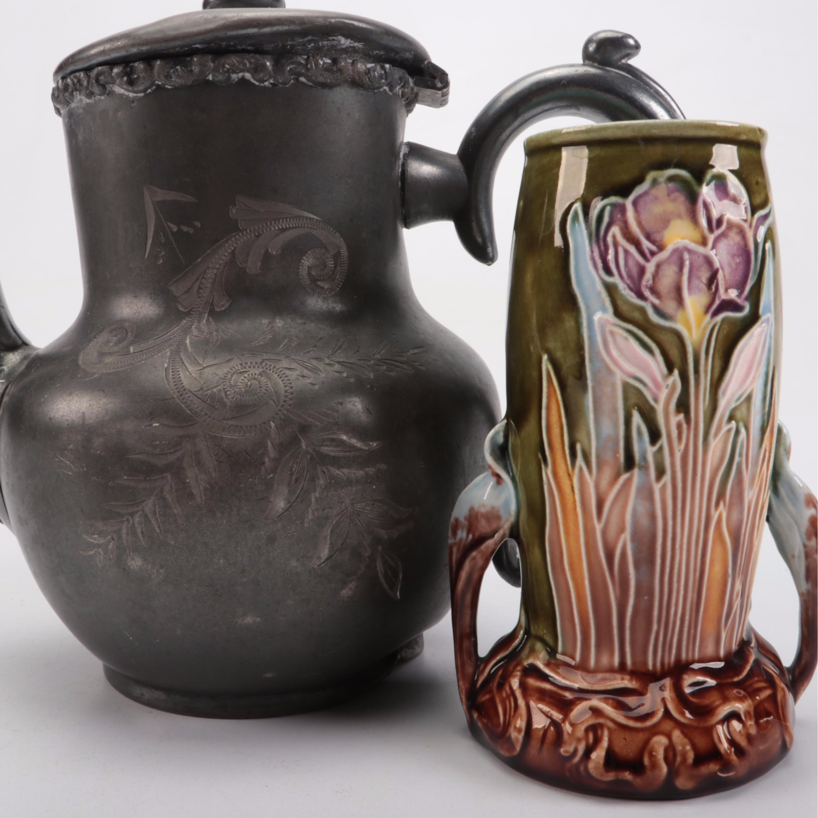 Johnson Bros "Windsor Ware" and Prichard Porcelain Plates with Other Tableware