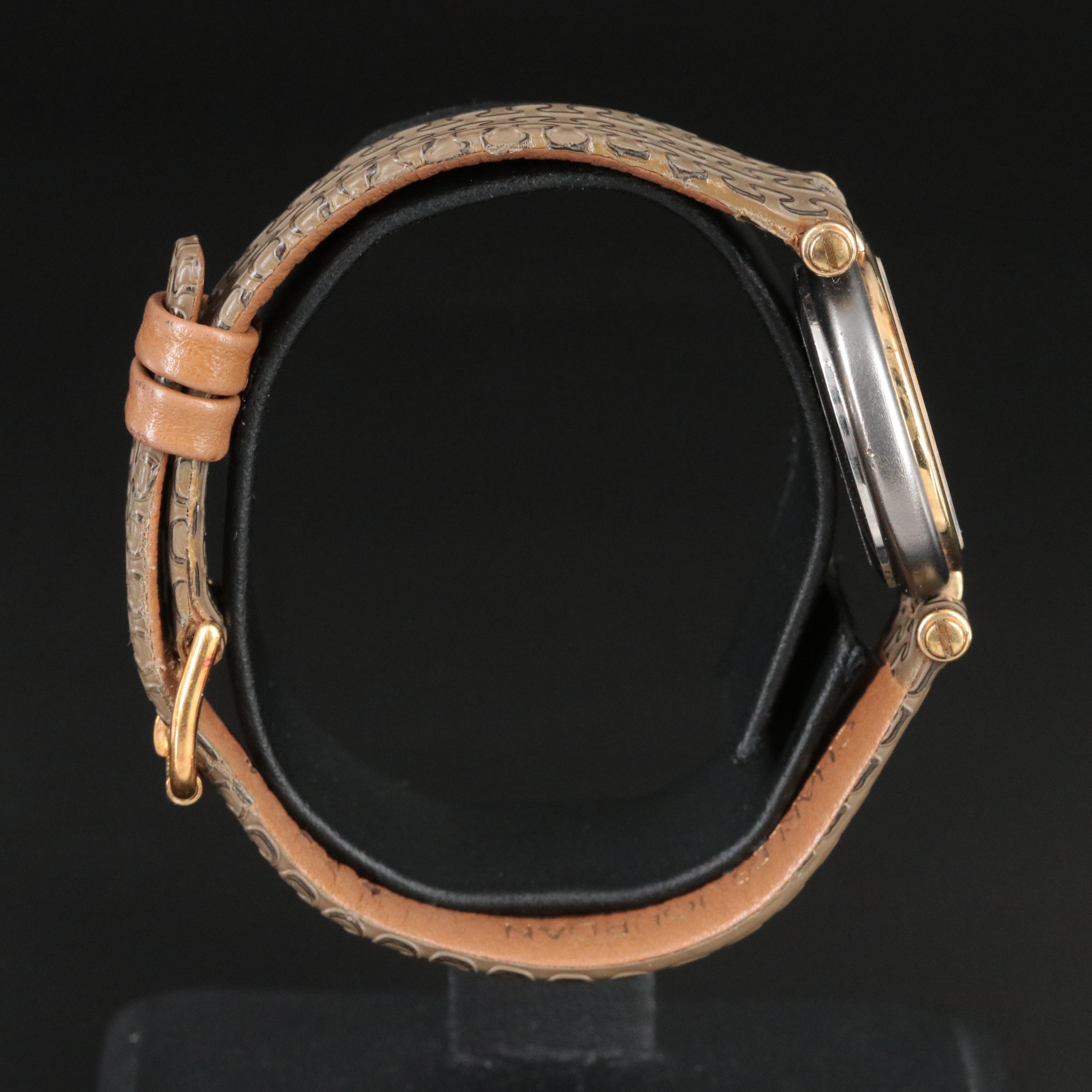 Charles Jourdan Paris Swiss Made Two Tone Date Watch