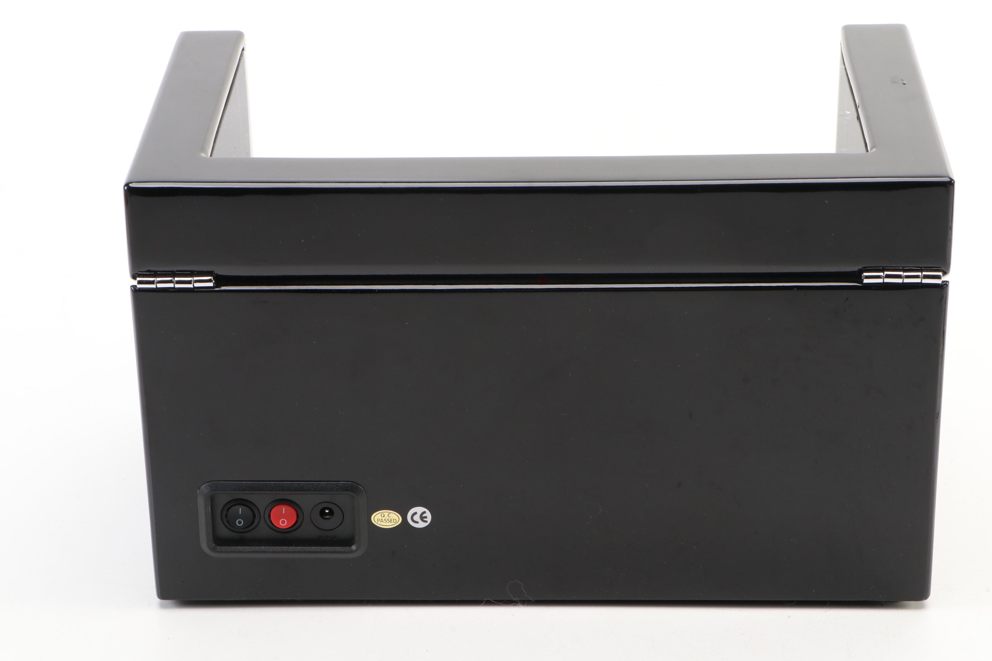 Rotations Black Gloss Four-Slot Watch Winder