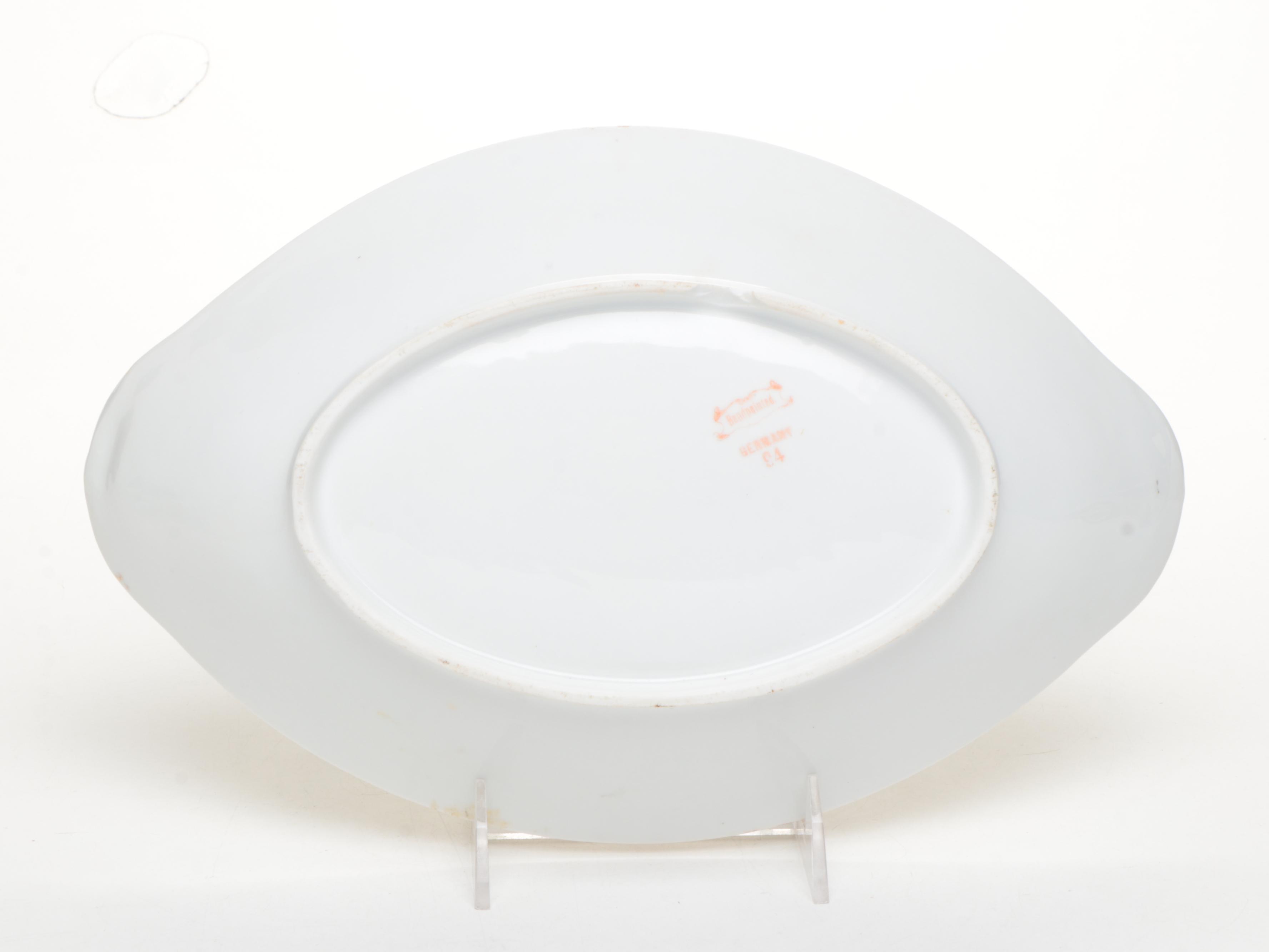 Z.S. & Co. Art Nouveau Style Porcelain Vase and Other Porcelain Table Décor