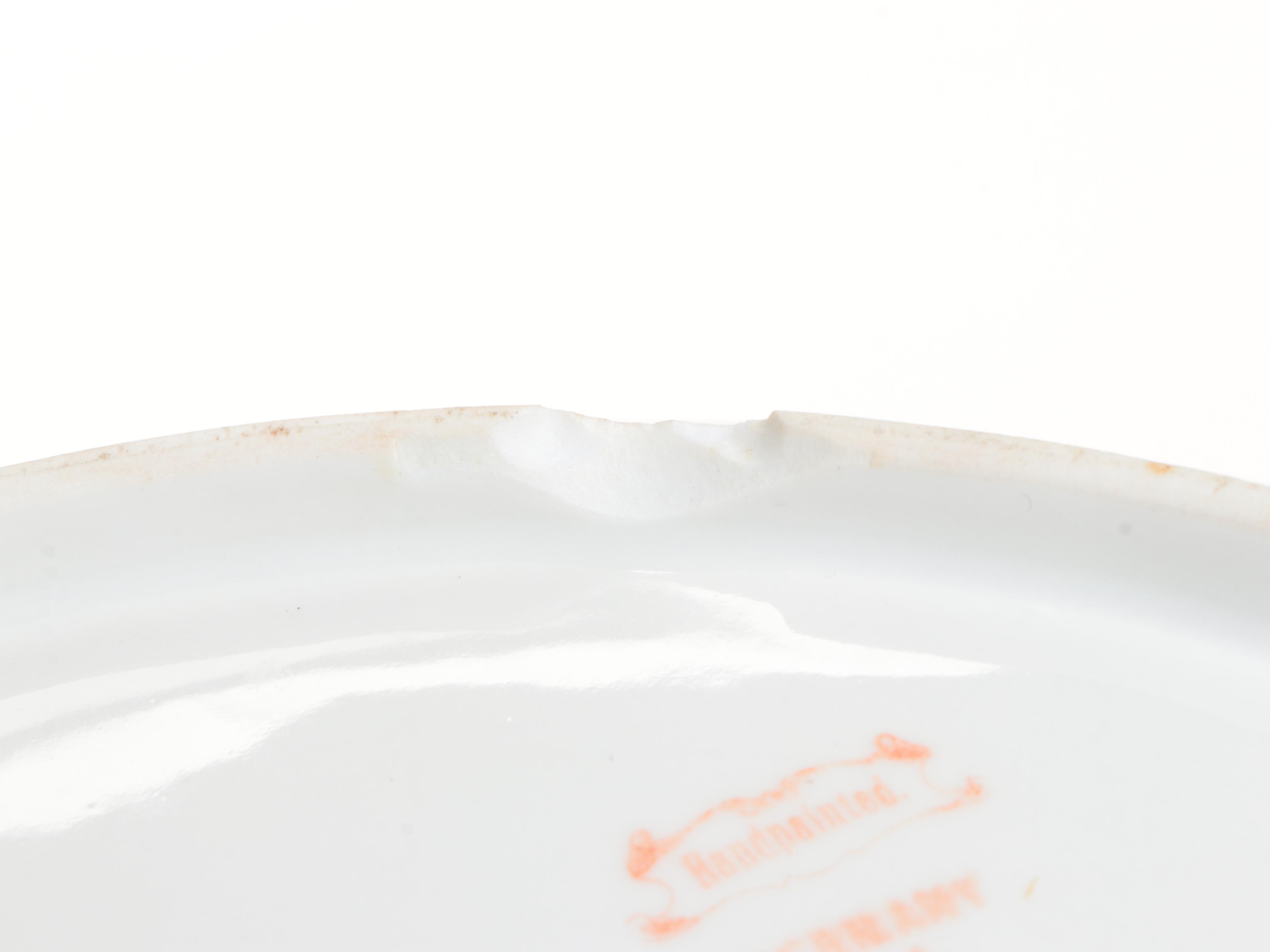 Z.S. & Co. Art Nouveau Style Porcelain Vase and Other Porcelain Table Décor