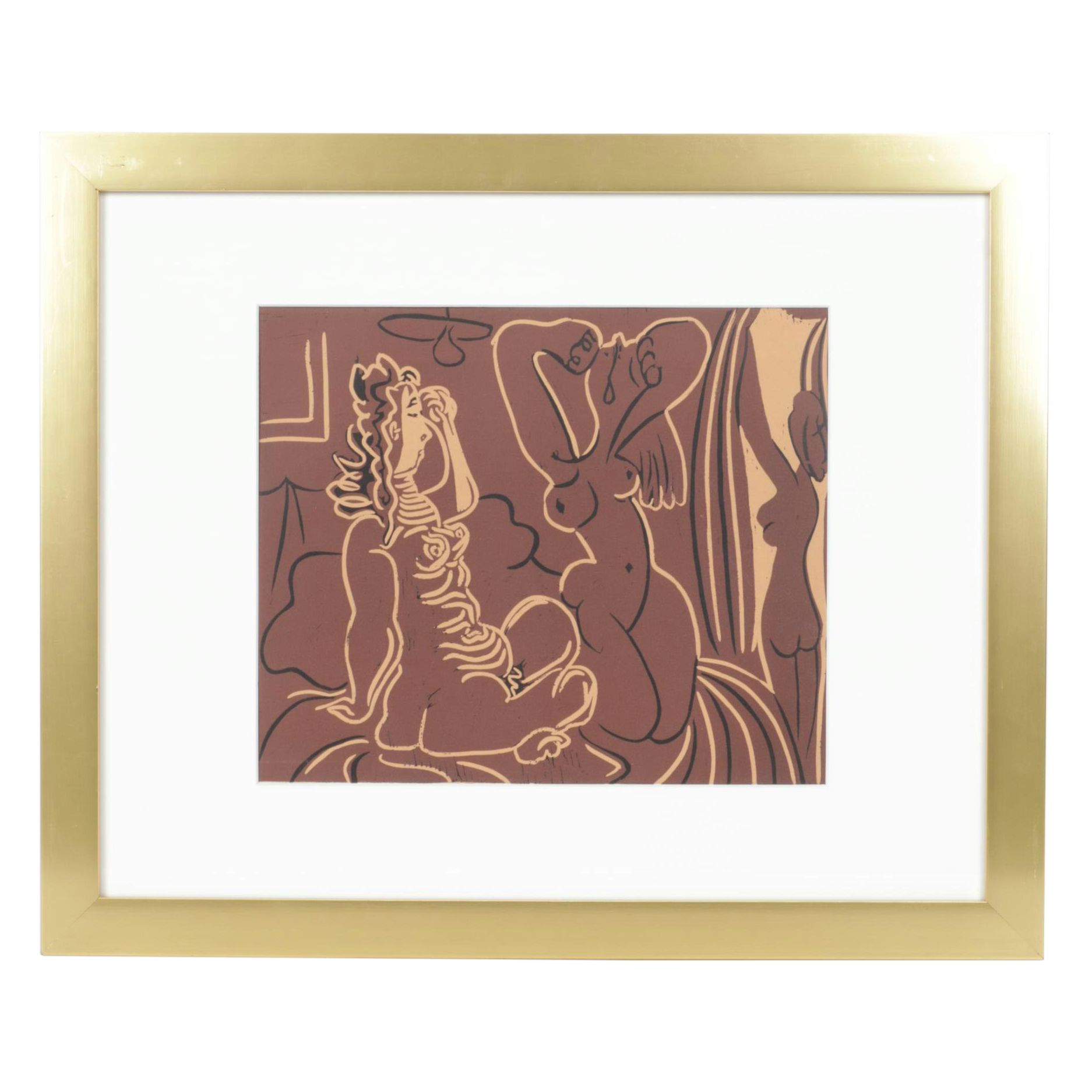 Pablo Picasso Linocut "Three Women," 1962