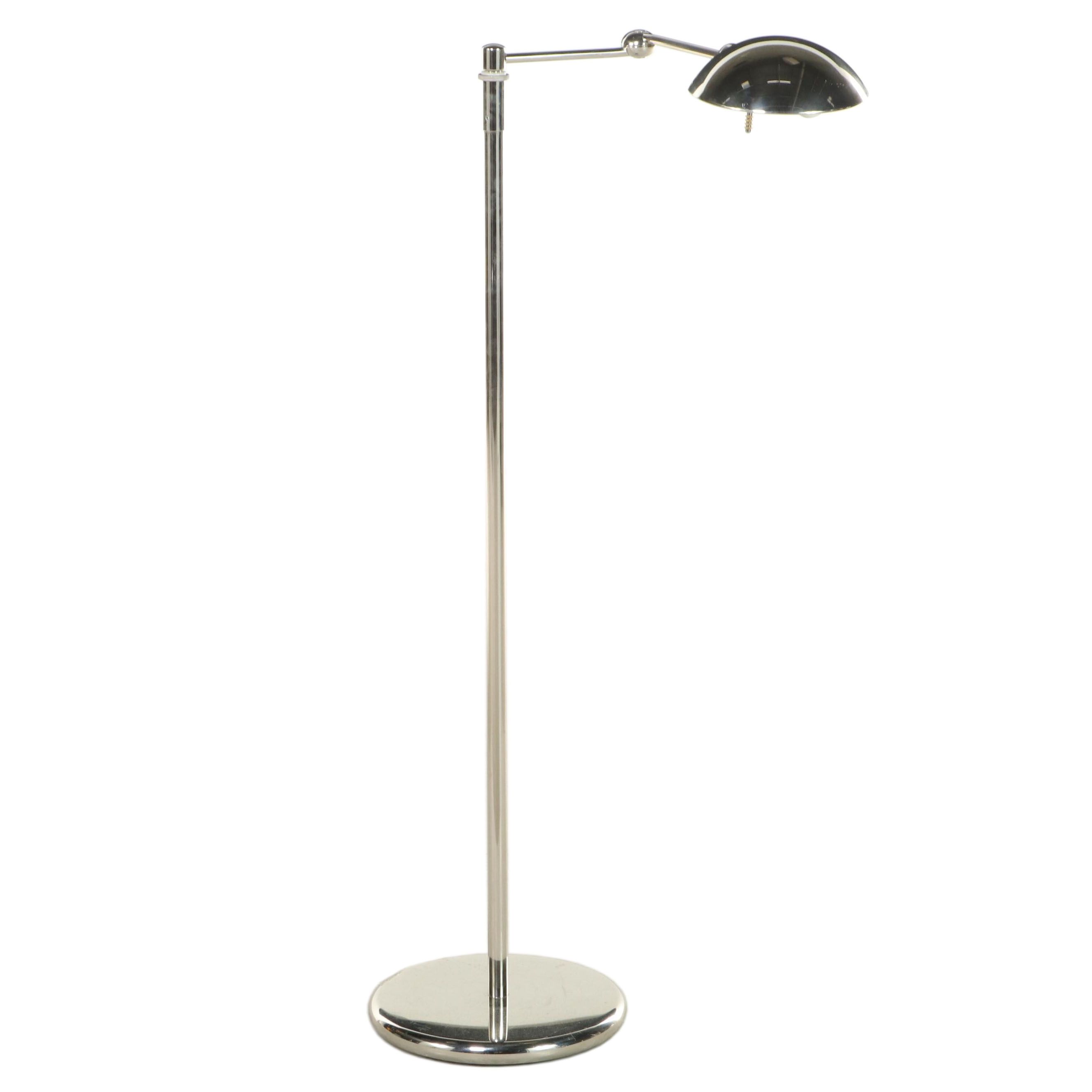 Holtkötter Leuchten Chrome Halogen Pharmacy Floor Lamp