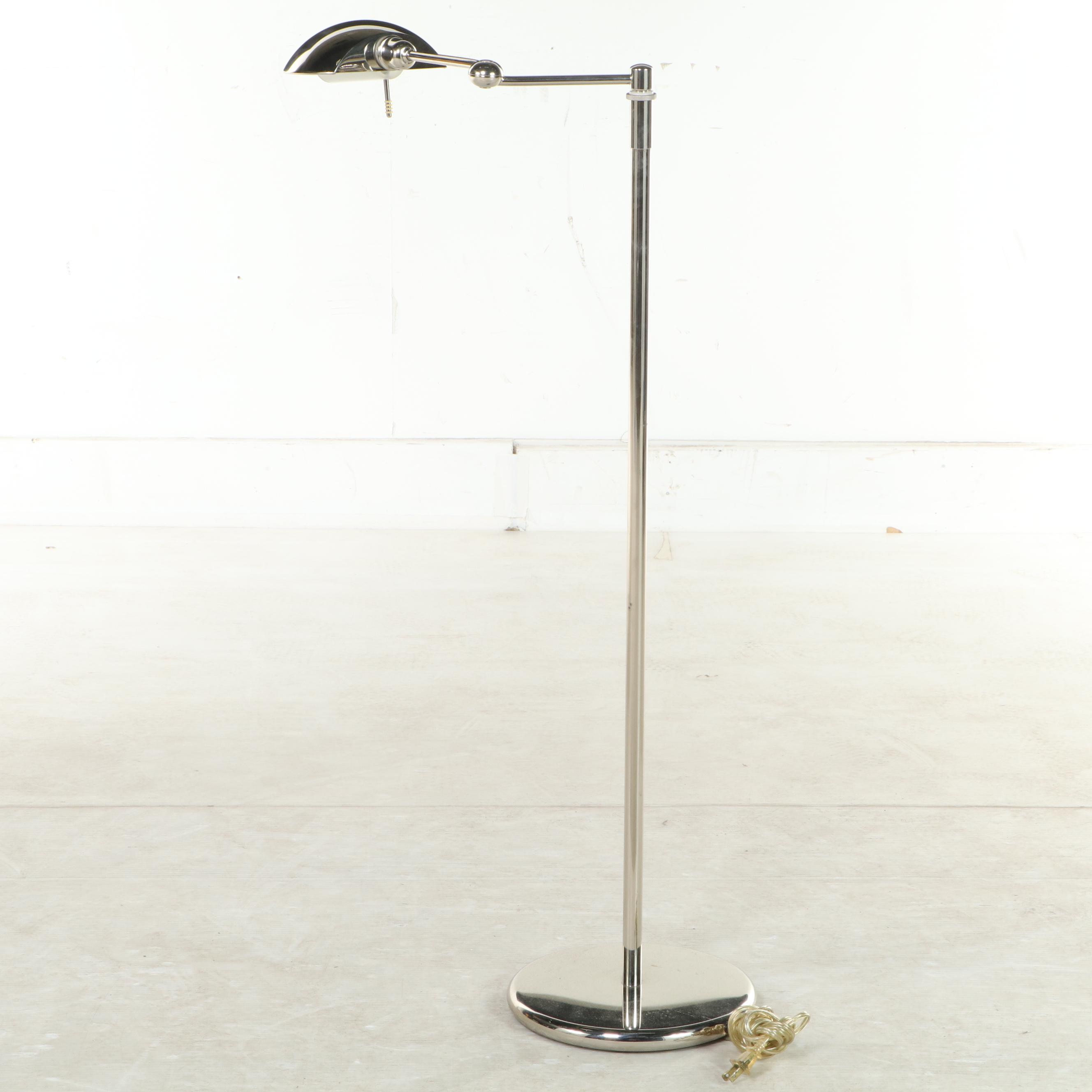 Holtkötter Leuchten Chrome Halogen Pharmacy Floor Lamp