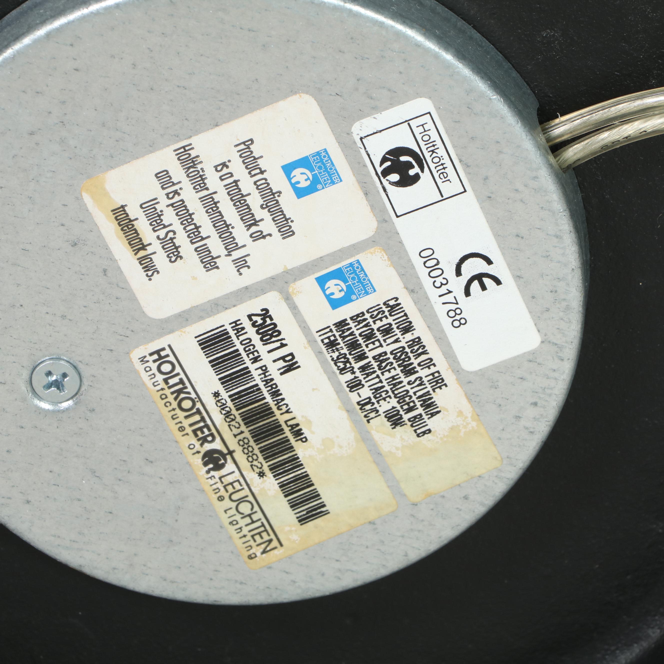 Holtkötter Leuchten Chrome Halogen Pharmacy Floor Lamp