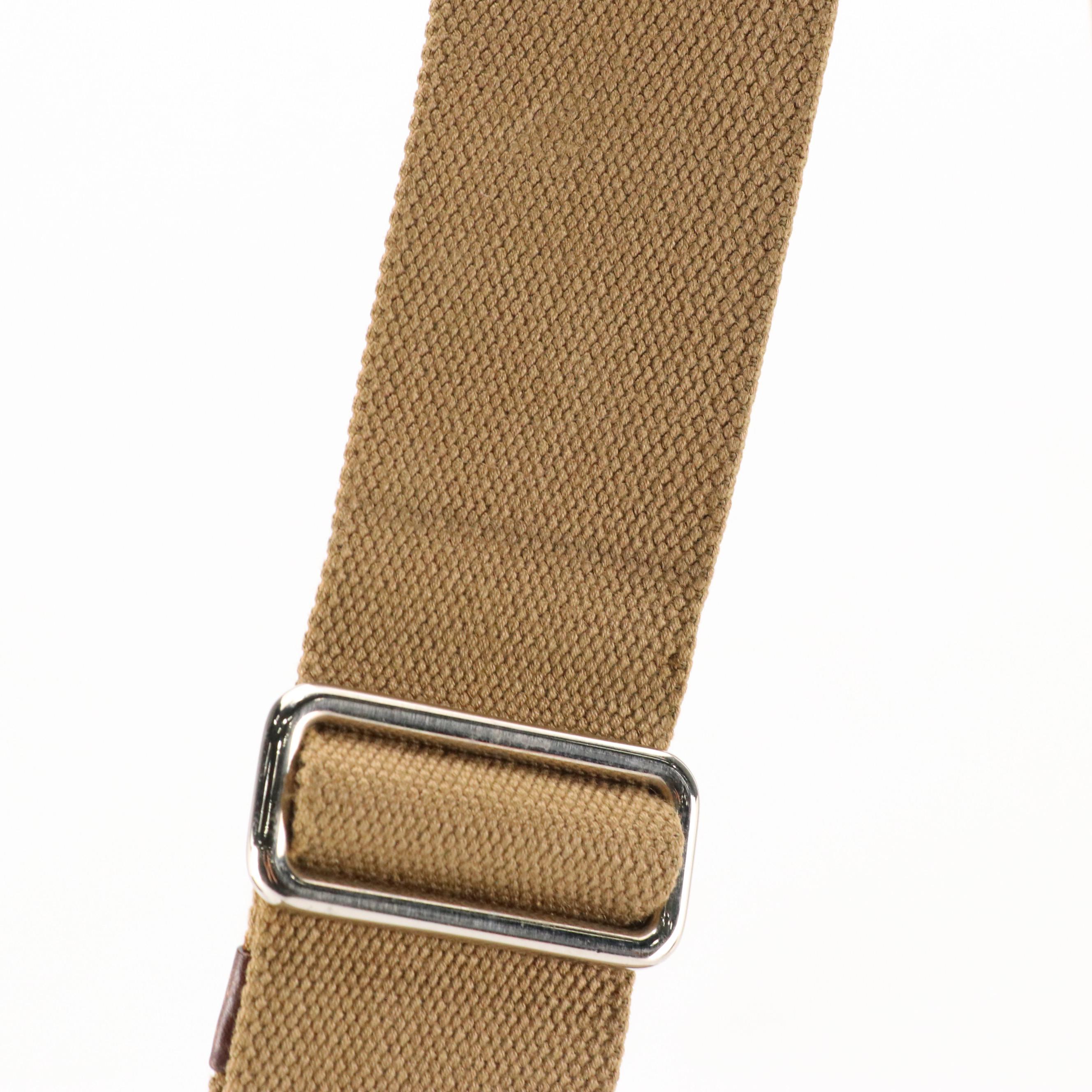 Prada Canapa Logo Jacquard Canvas and Leather Crossbody Bag