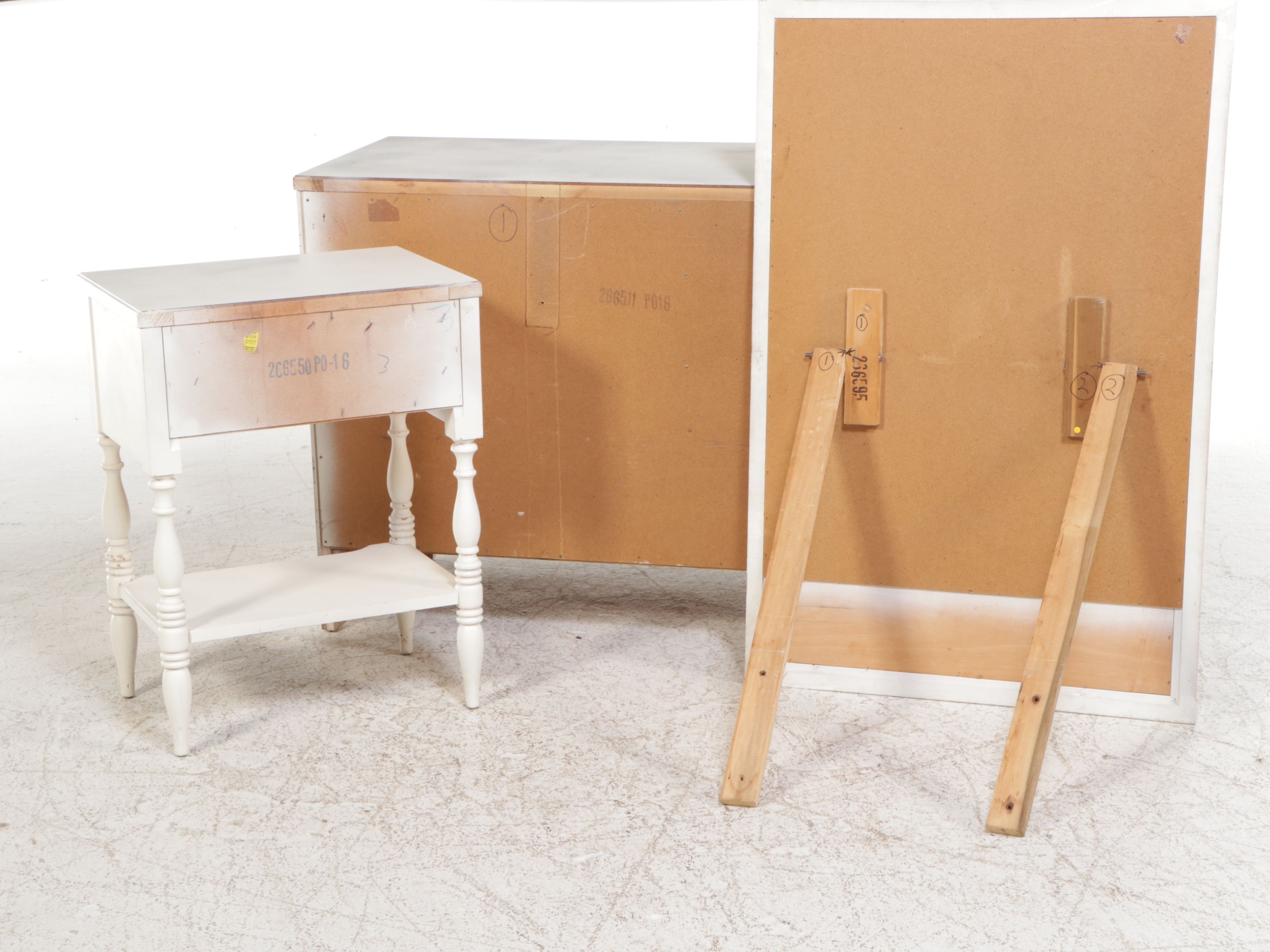 Johnson-Carper "Fashion Trend" Painted Wood Dresser with Mirror and Nightstand