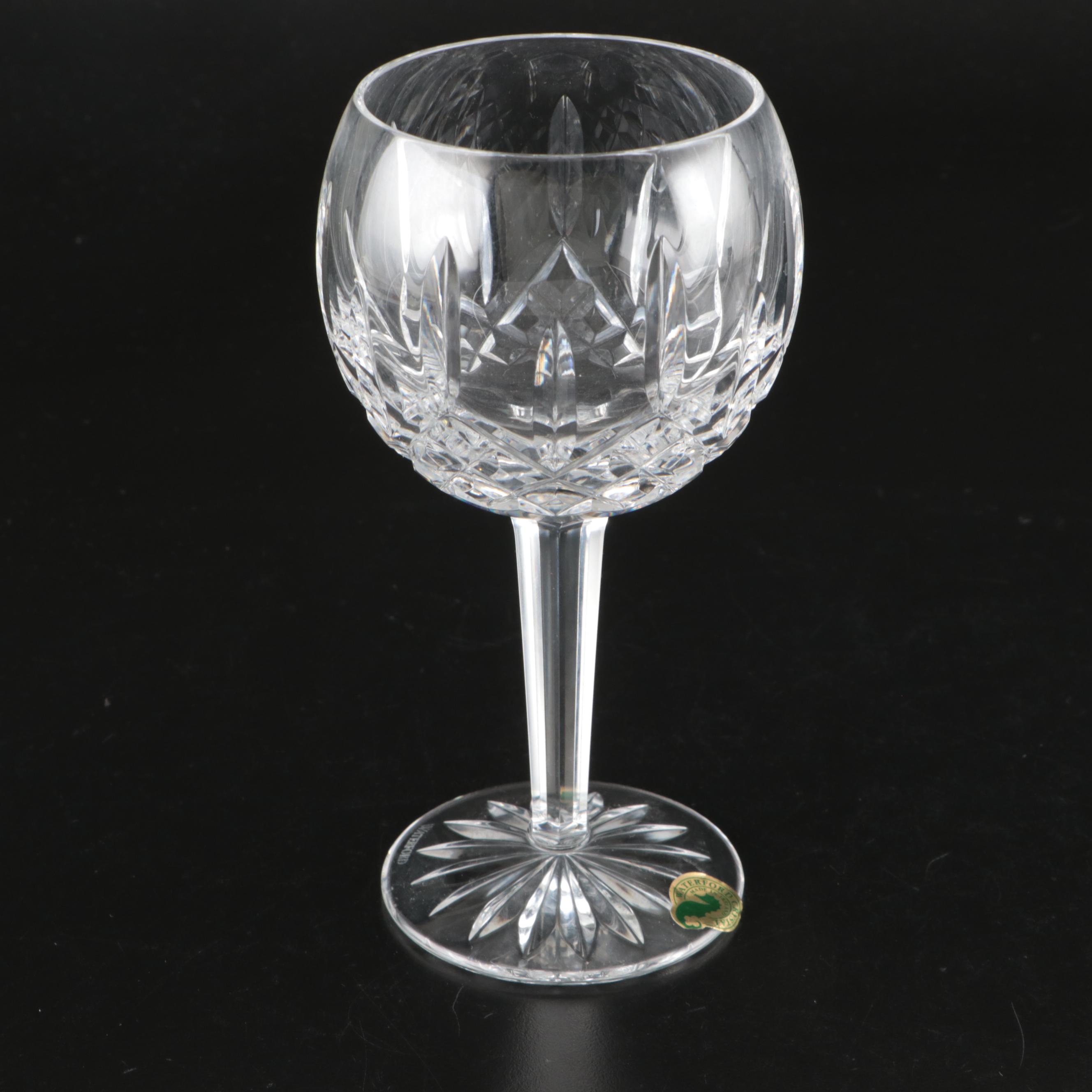 Waterford Crystal "Lismore" Balloon Wine Glasses
