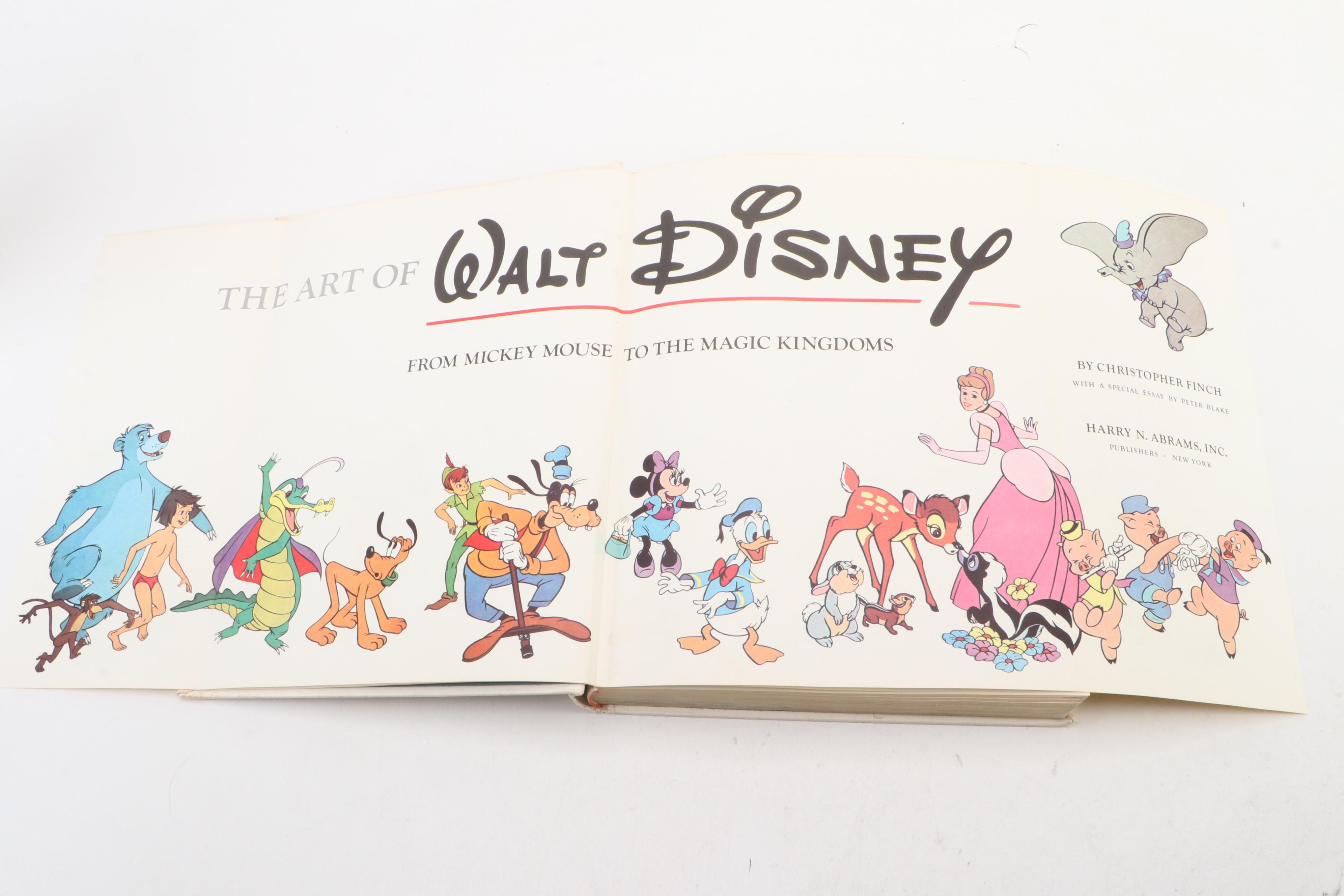 First Edition "The Art of Walt Disney" by Christopher Finch, 1973