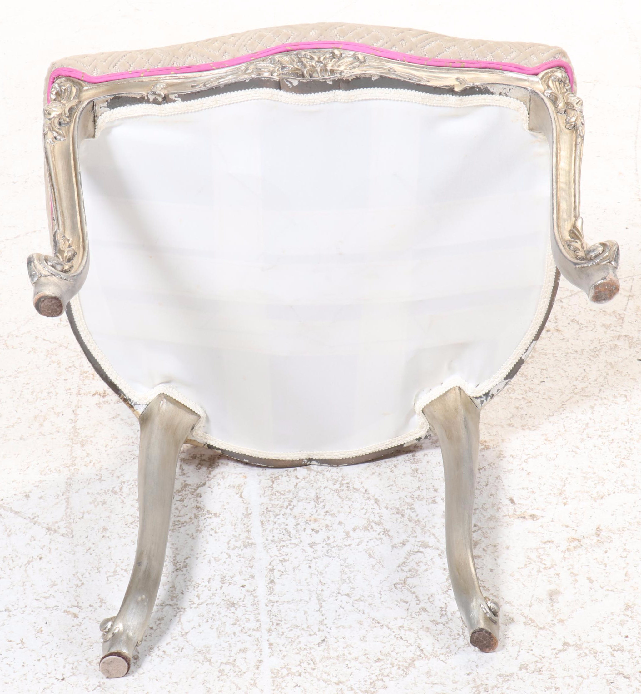 Set of Eight Louis XV Style Vermeil Side Chairs