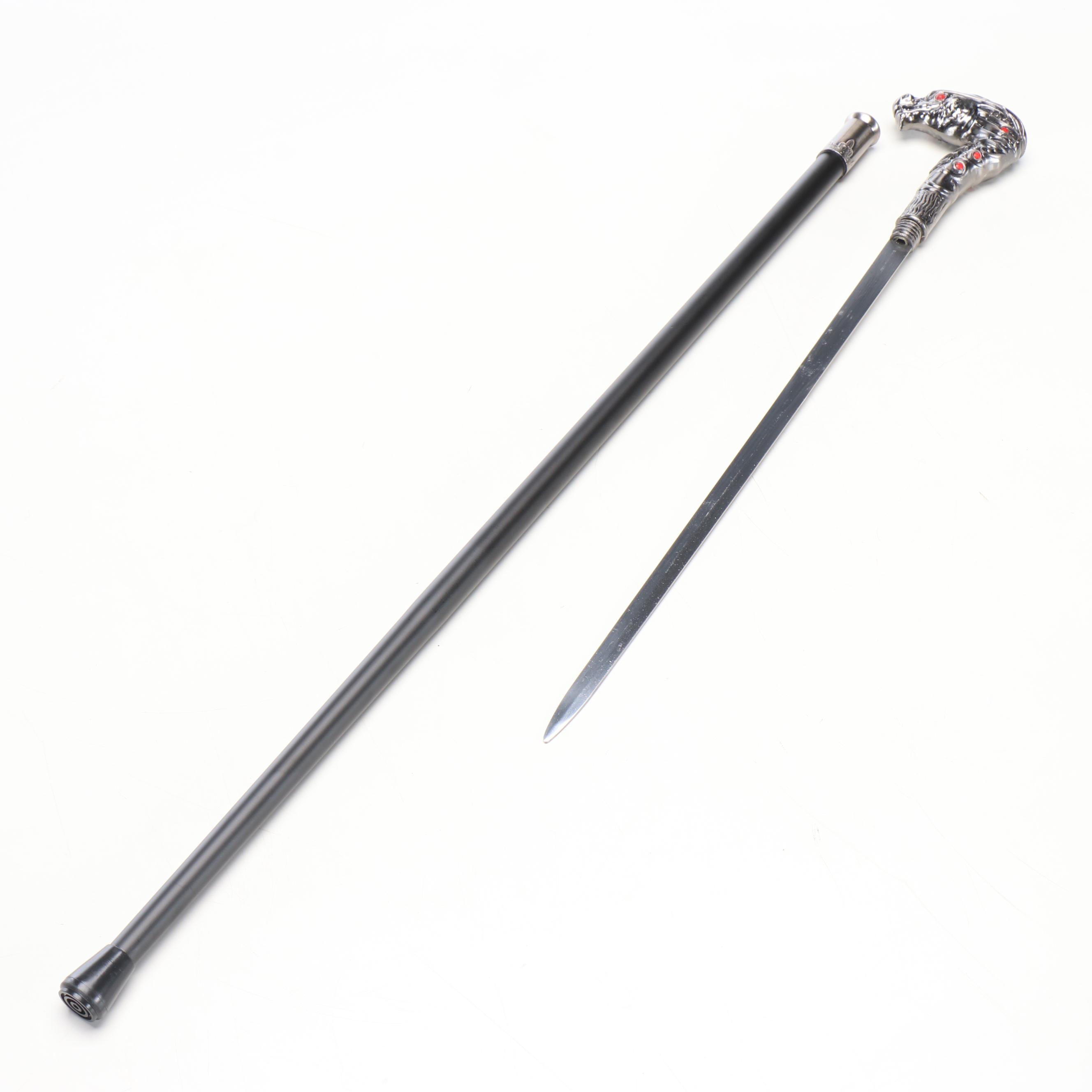 Dragon Head Handled Sword Cane