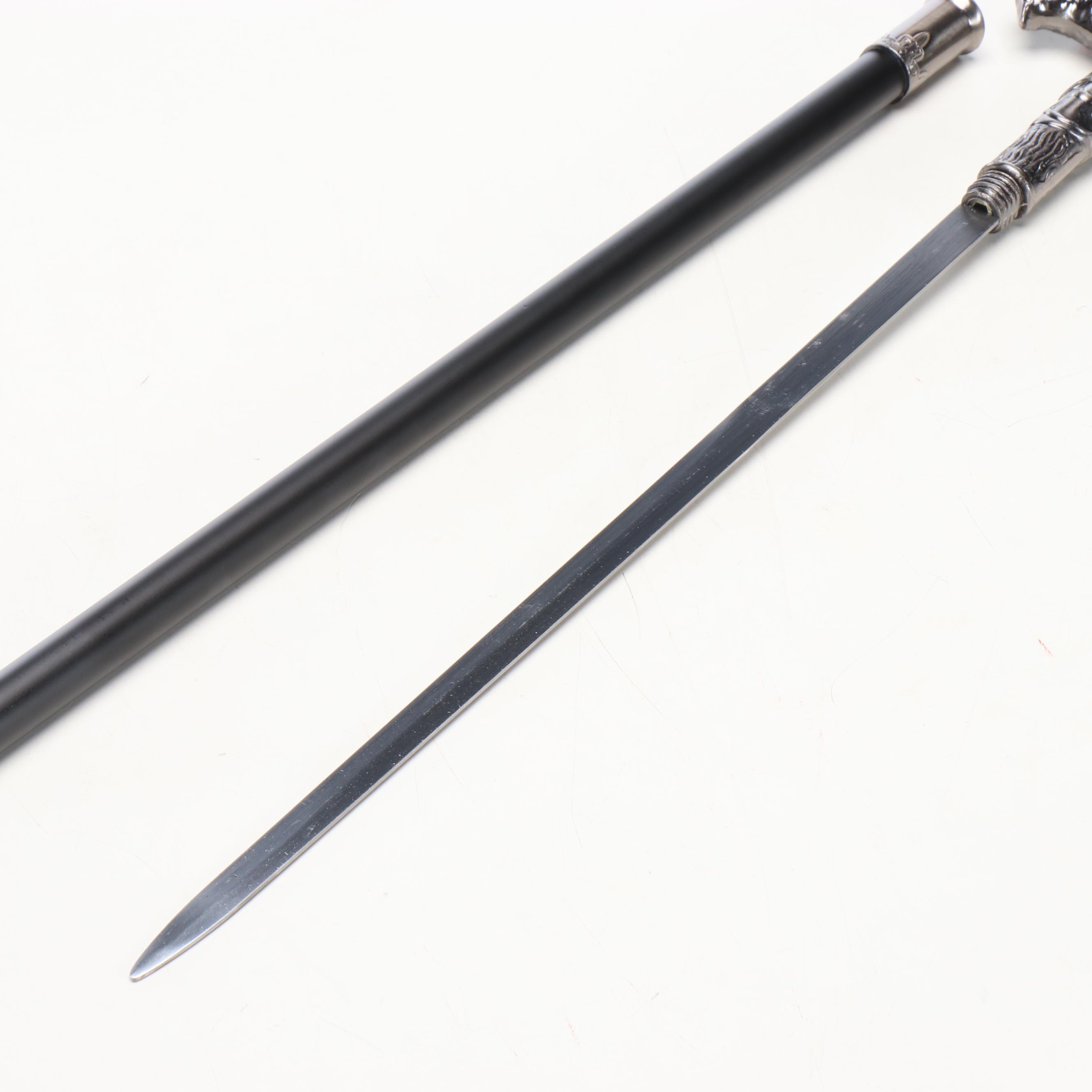 Dragon Head Handled Sword Cane