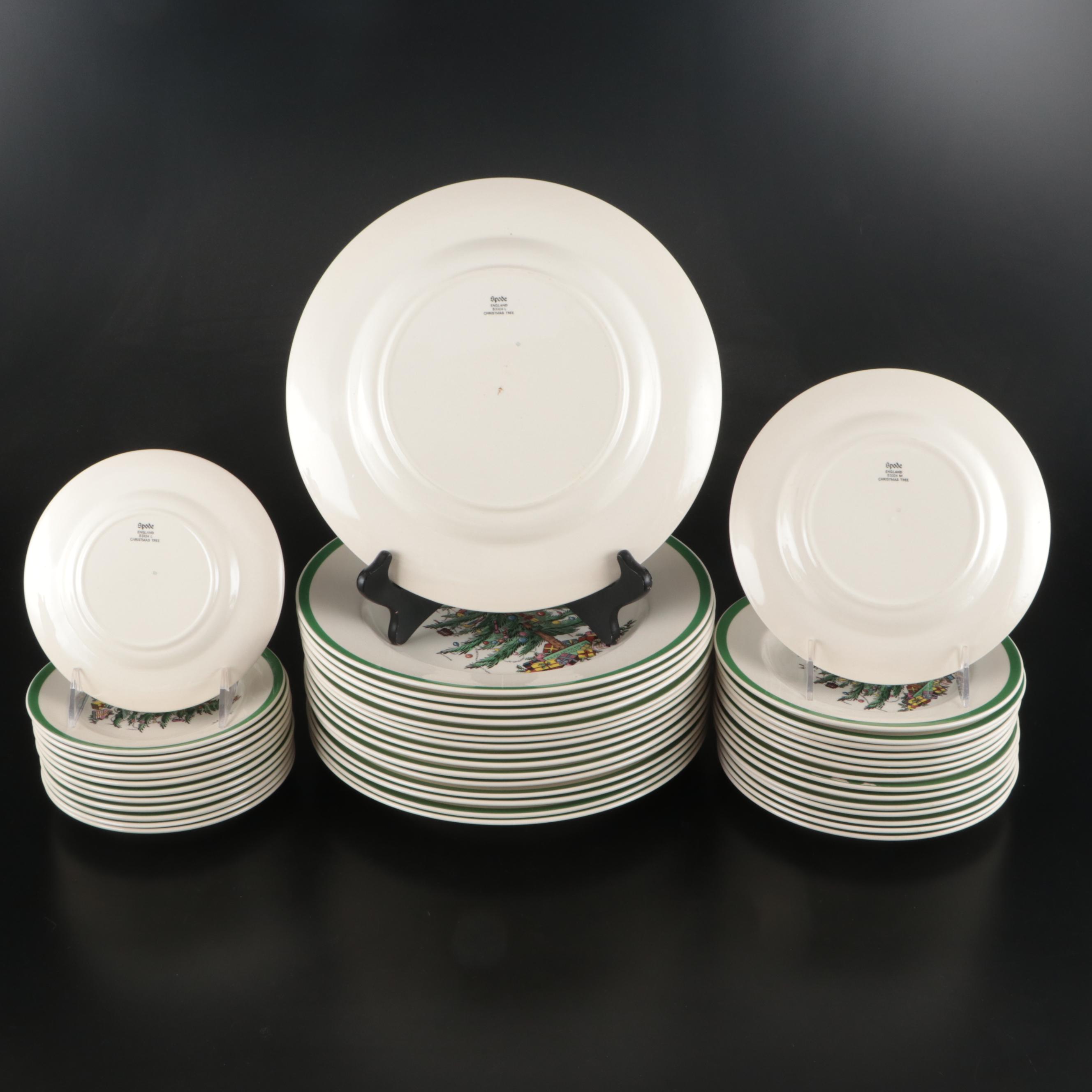 Spode "Christmas Tree" Ceramic Dinnerware and Table Accessories