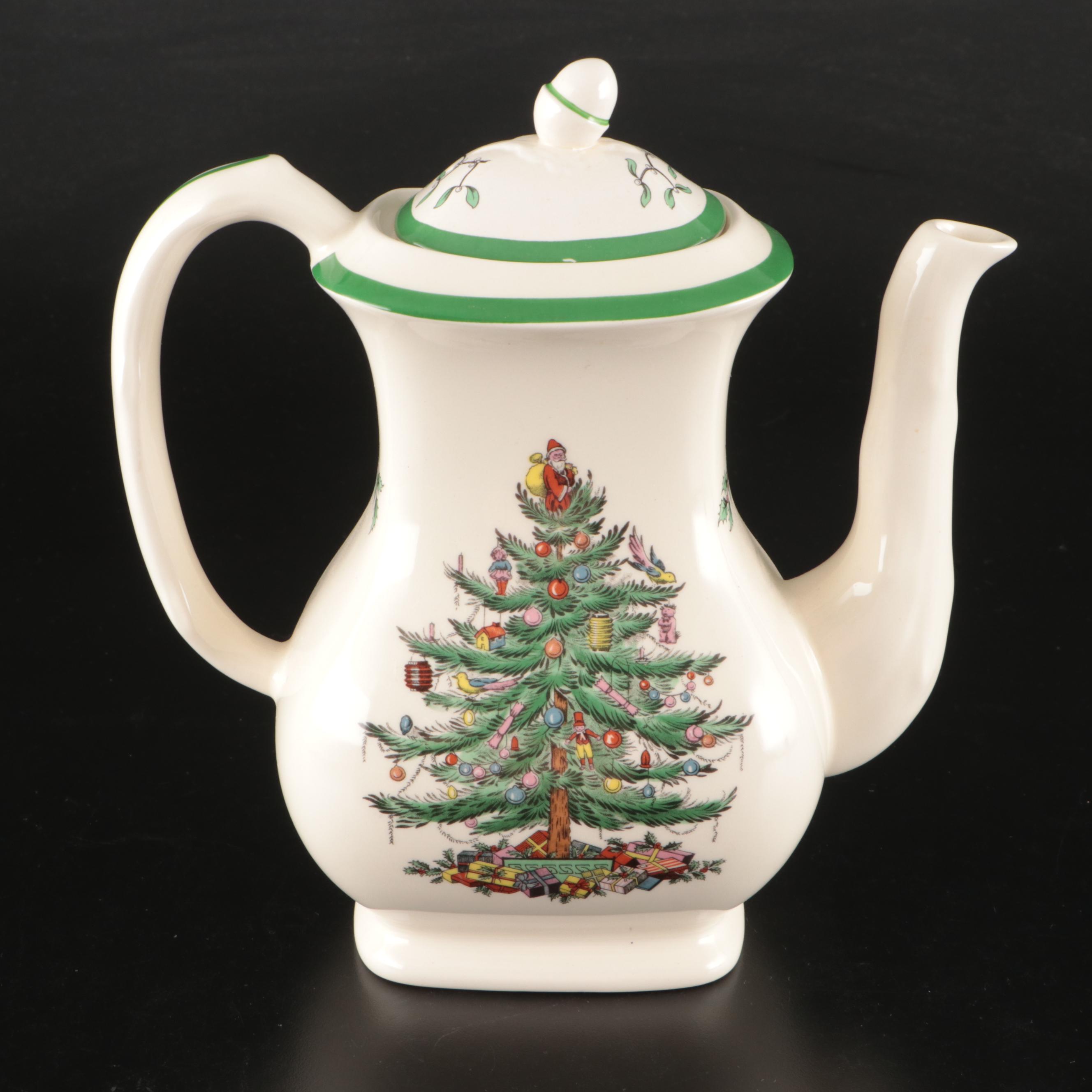 Spode "Christmas Tree" Ceramic Dinnerware and Table Accessories