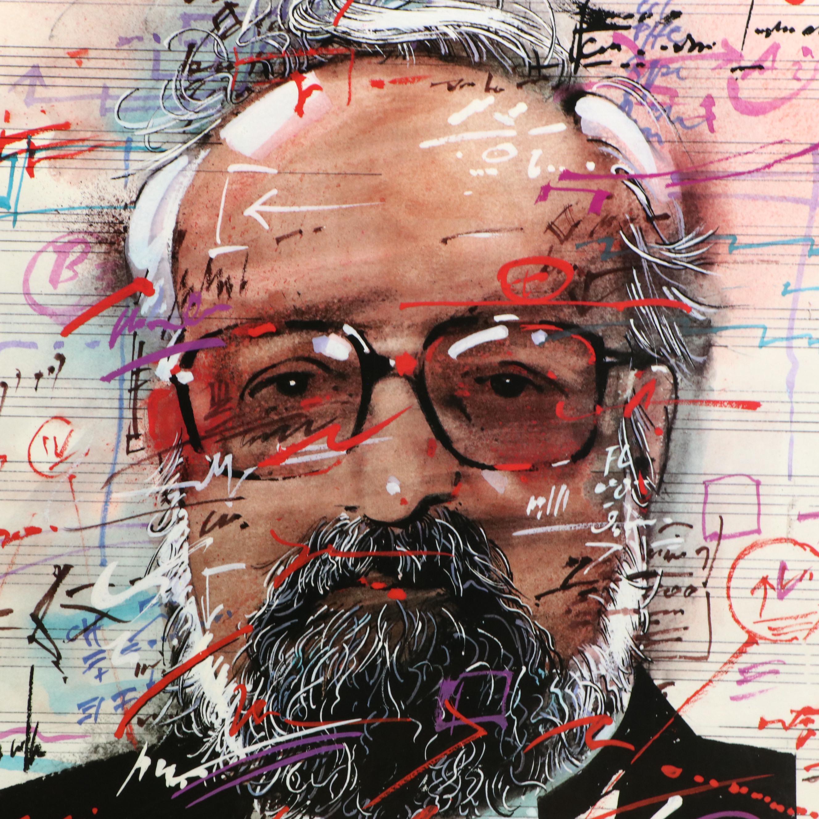 Composer Krzysztof Penderecki Symphonic Concert Tour Posters