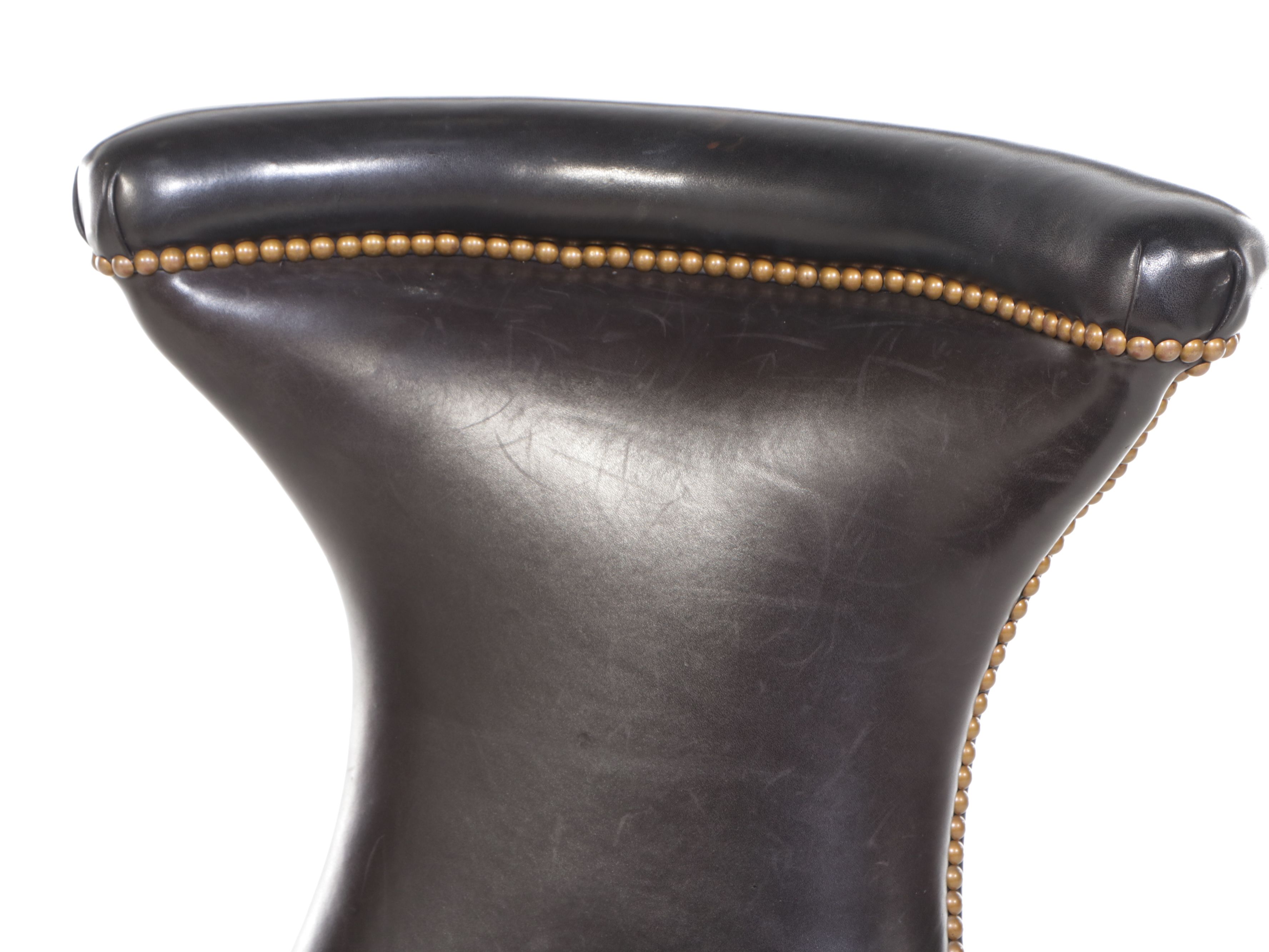 Set of Four Polo Ralph Lauren "Highgate" Leather Side Chairs