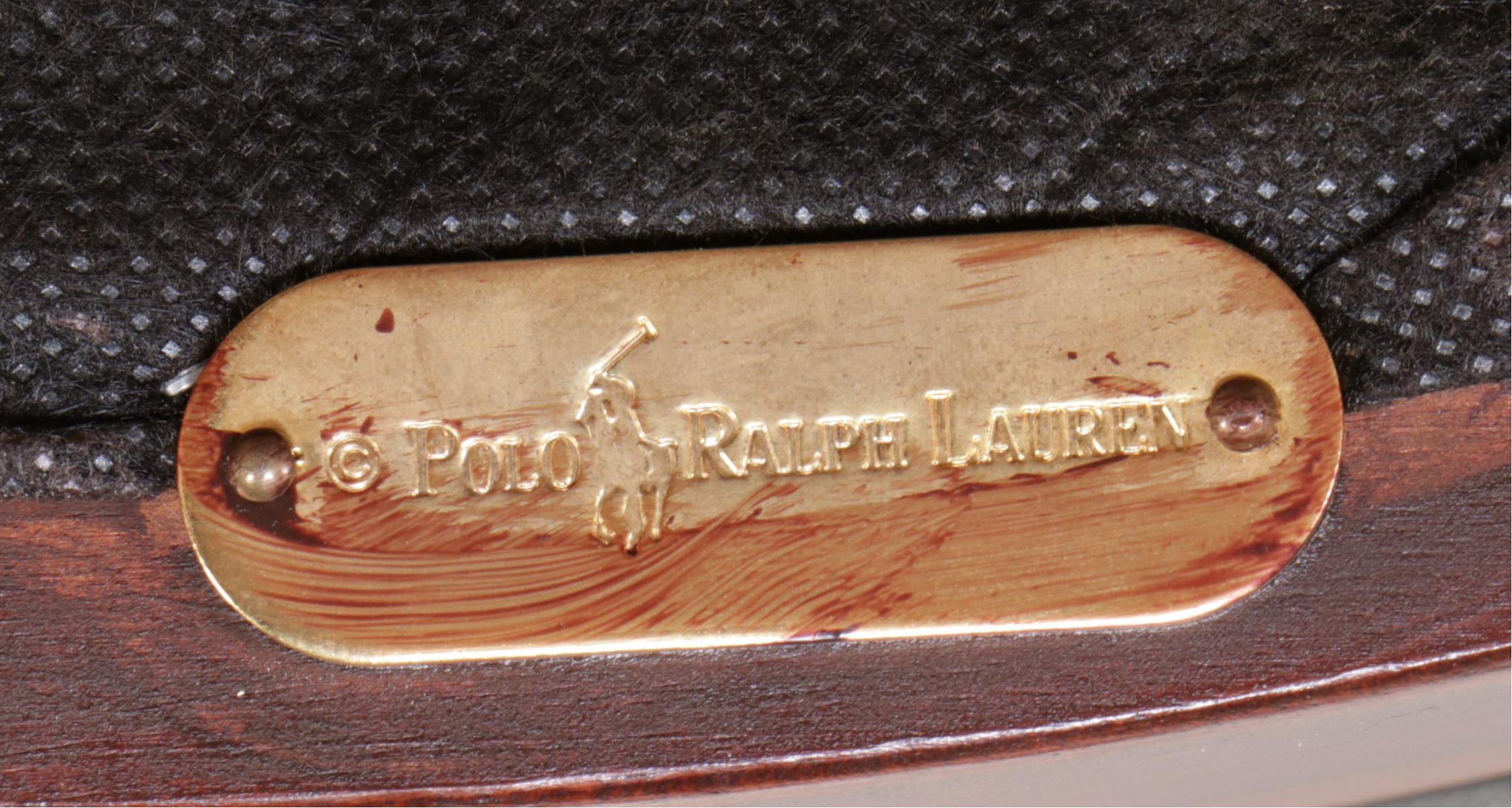 Set of Four Polo Ralph Lauren "Highgate" Leather Side Chairs