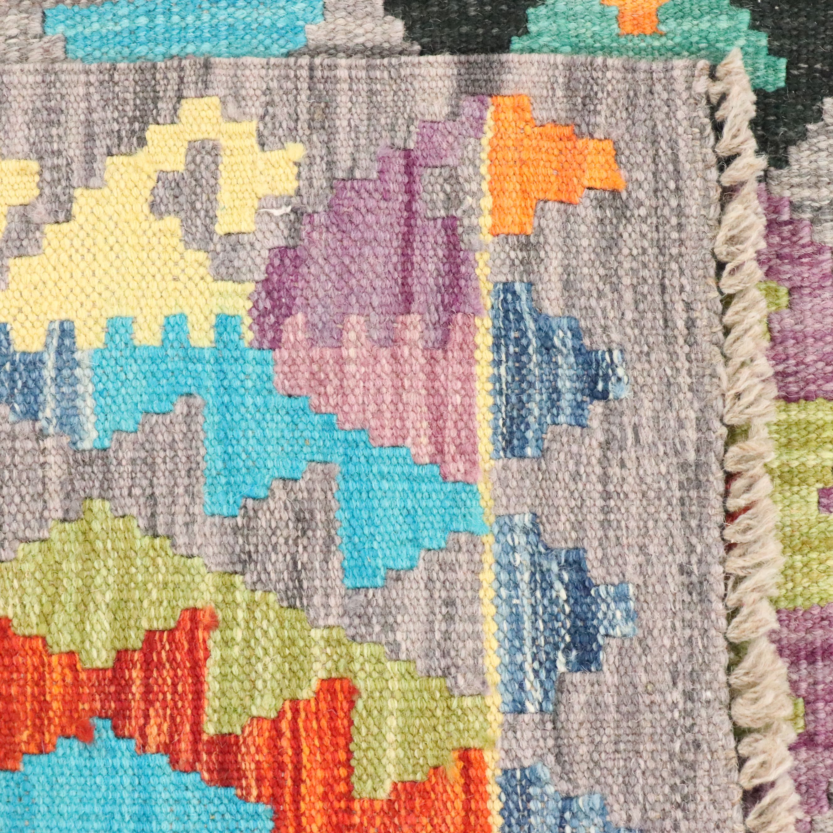 2'10 x 9'6 Handwoven Pakistani Kazak Carpet Runner Long Rug