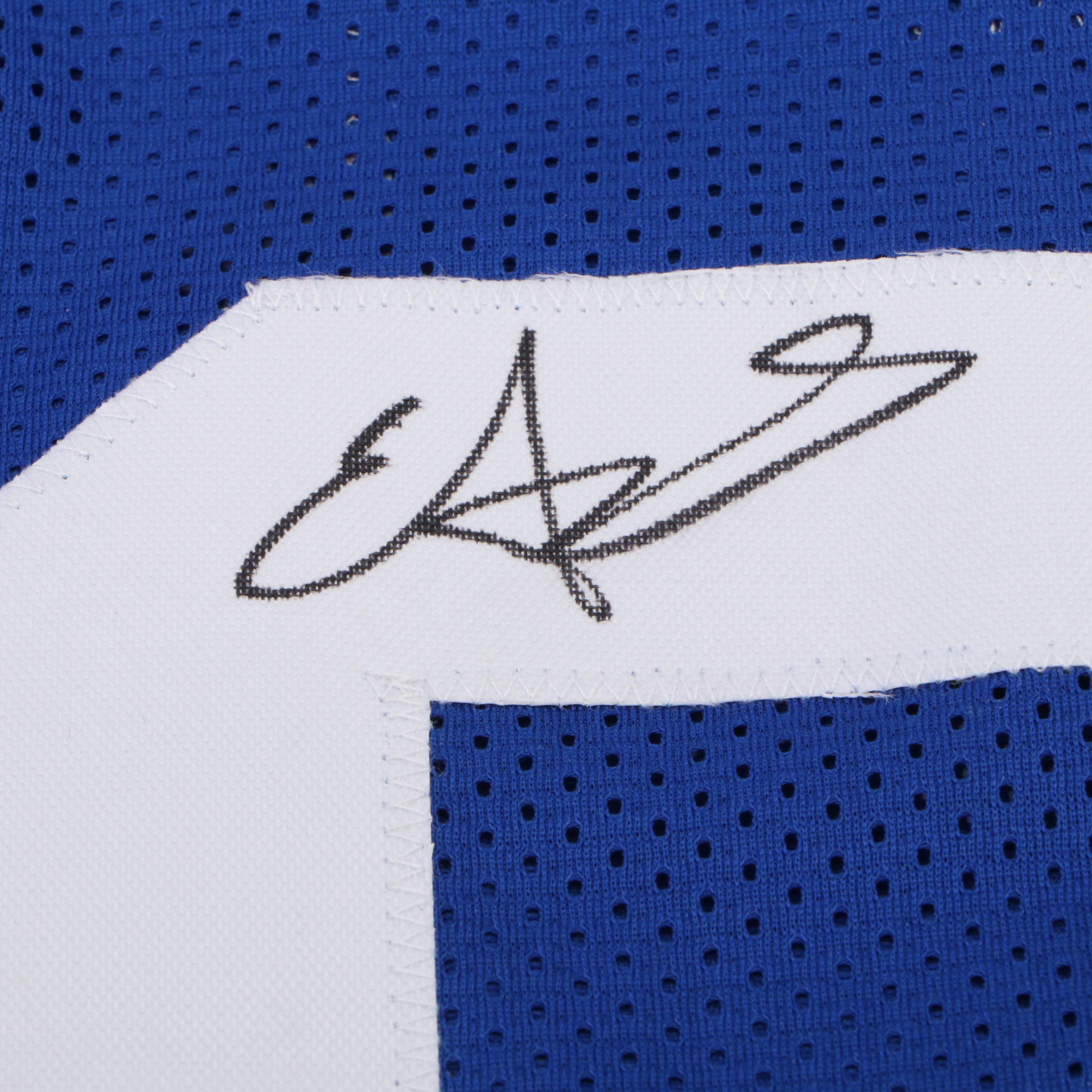 Edgerrin James Signed Indianapolis Colts Football Jersey, Beckett