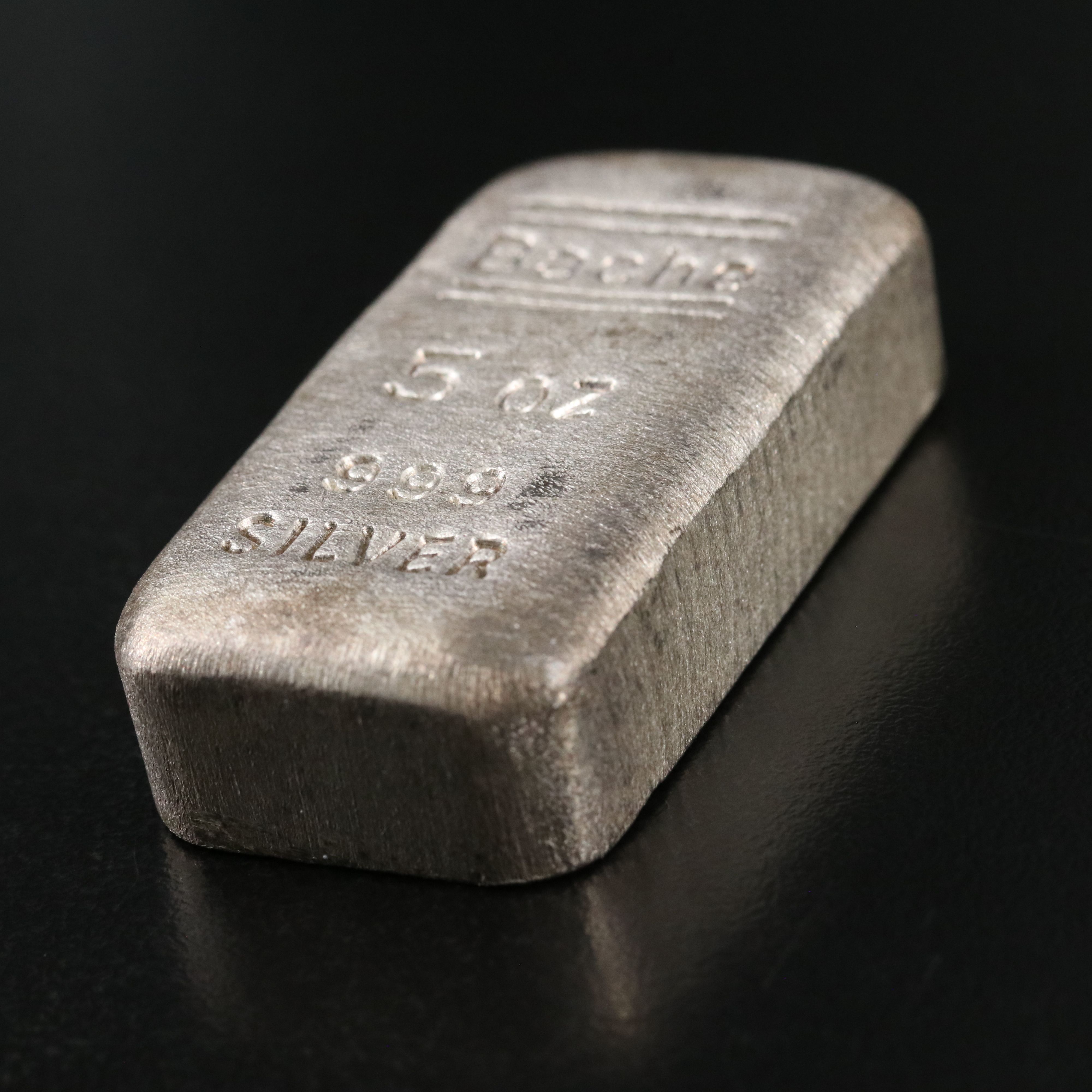 Bache Five Ounce .999 Silver Bar