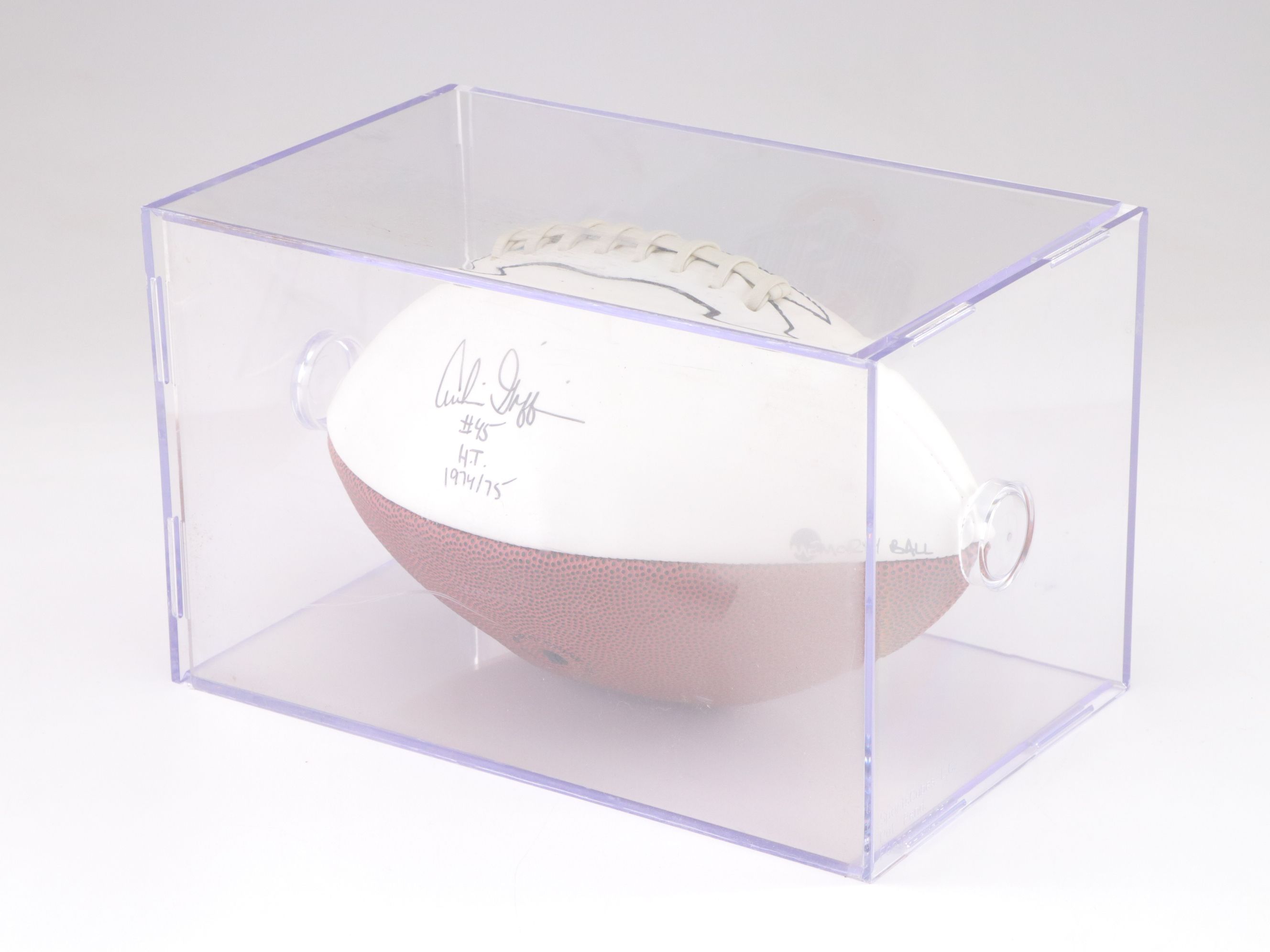 Archie Griffin Signed Souvenir Bengals and OSU Footballs, 1975 - 1983